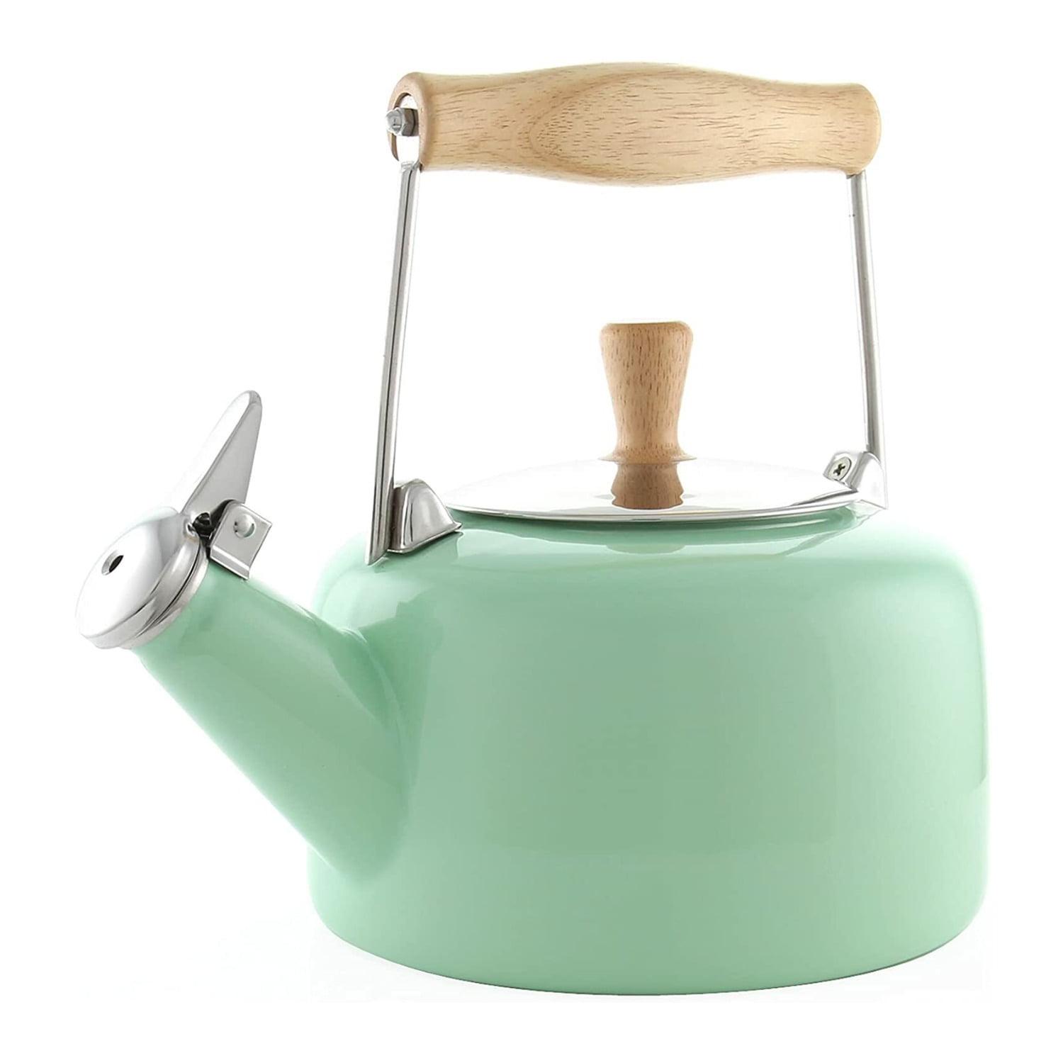 Chantal 1.4-Quart Enamel-on-Steel Sven Teakettle