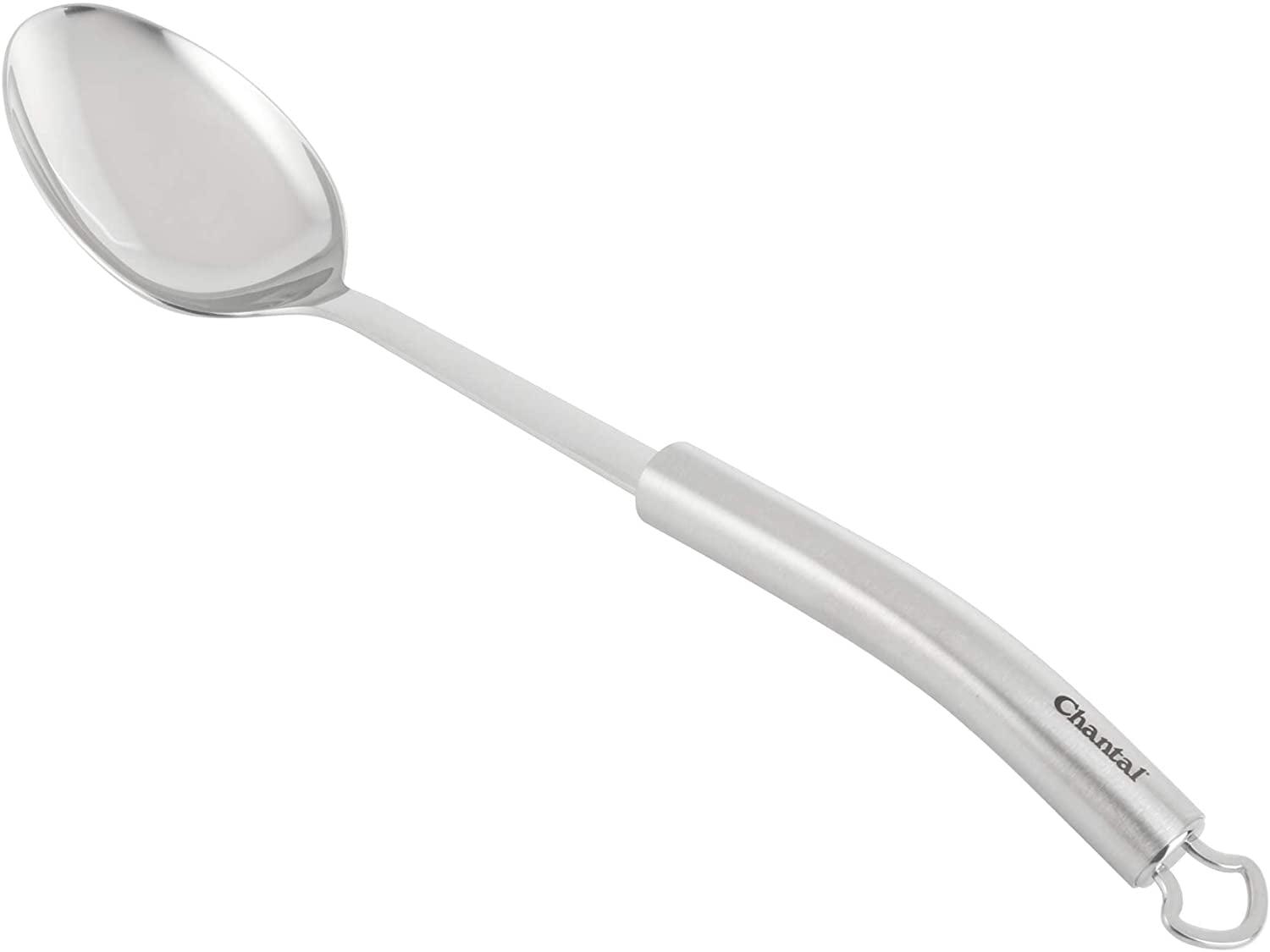 Chantal 14-Inch Solid Spoon, Stainless Steel