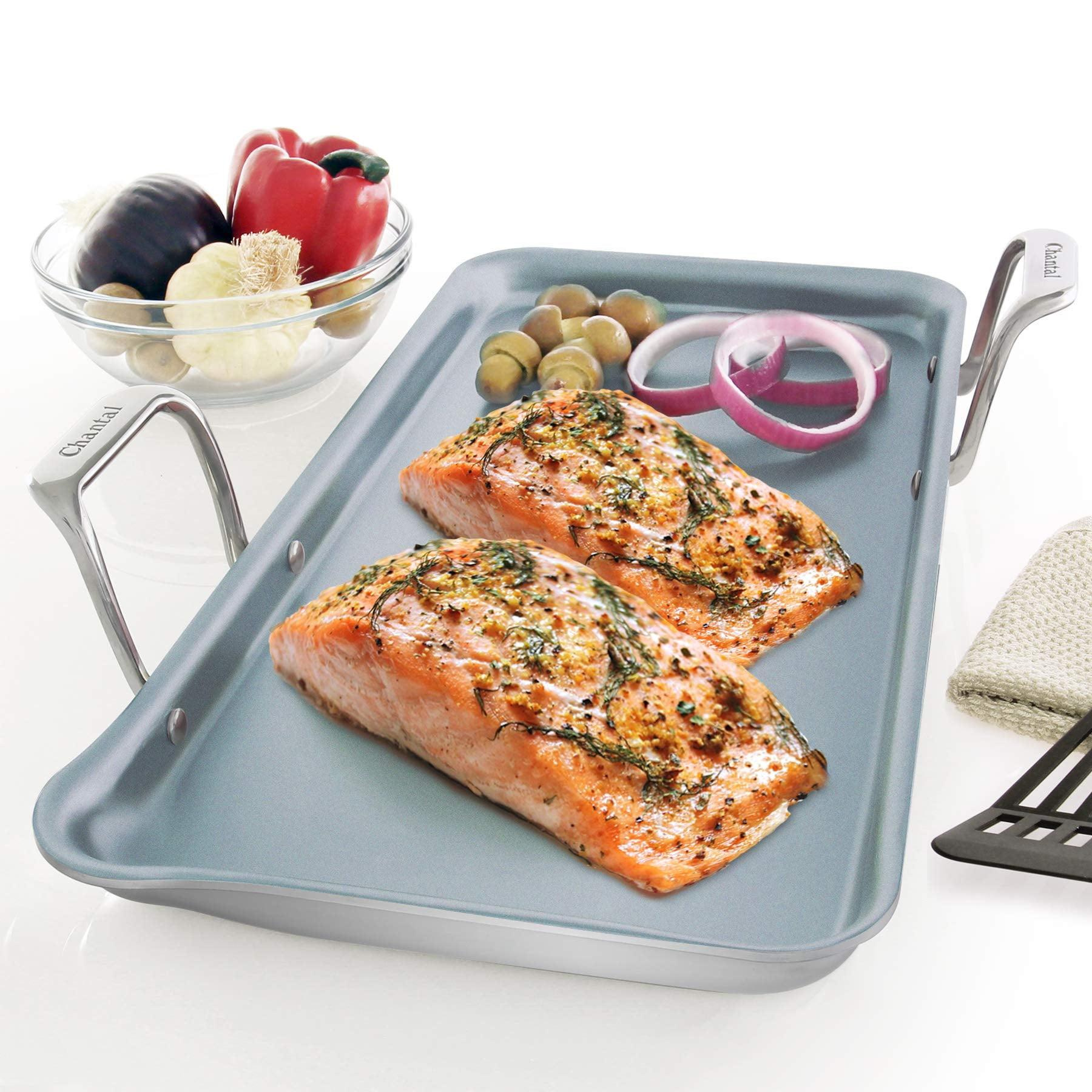 Chantal Stainless Steel Tri-Ply Griddle with Ceramic Coating