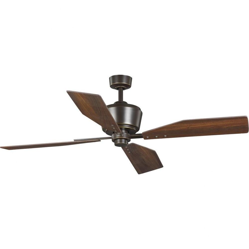 Chapin 56" Oil Rubbed Bronze Ceiling Fan with Remote and Lighting