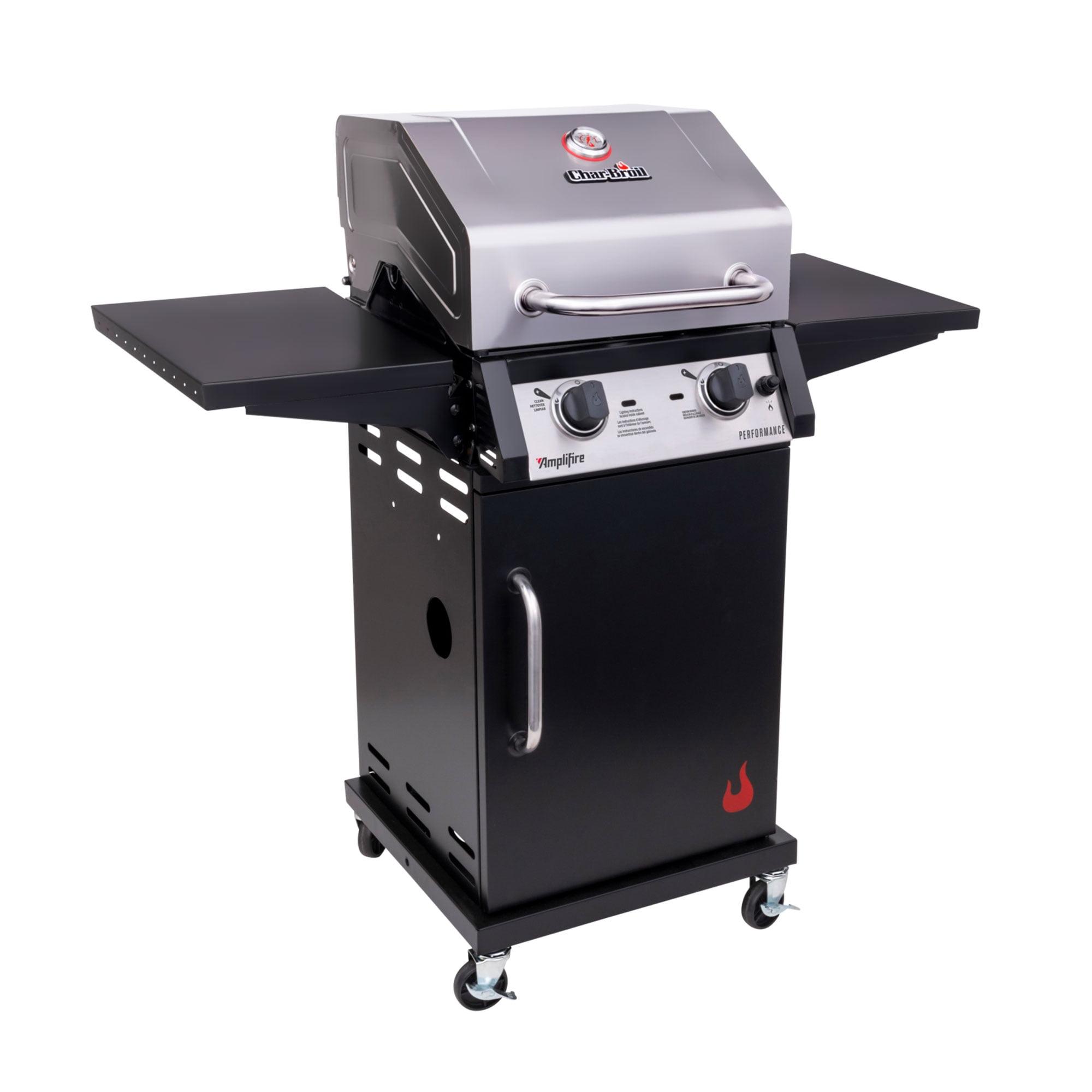 Charbroil Performance Series Infrared 2-Burner Propane Gas Grill, Black & Stainless