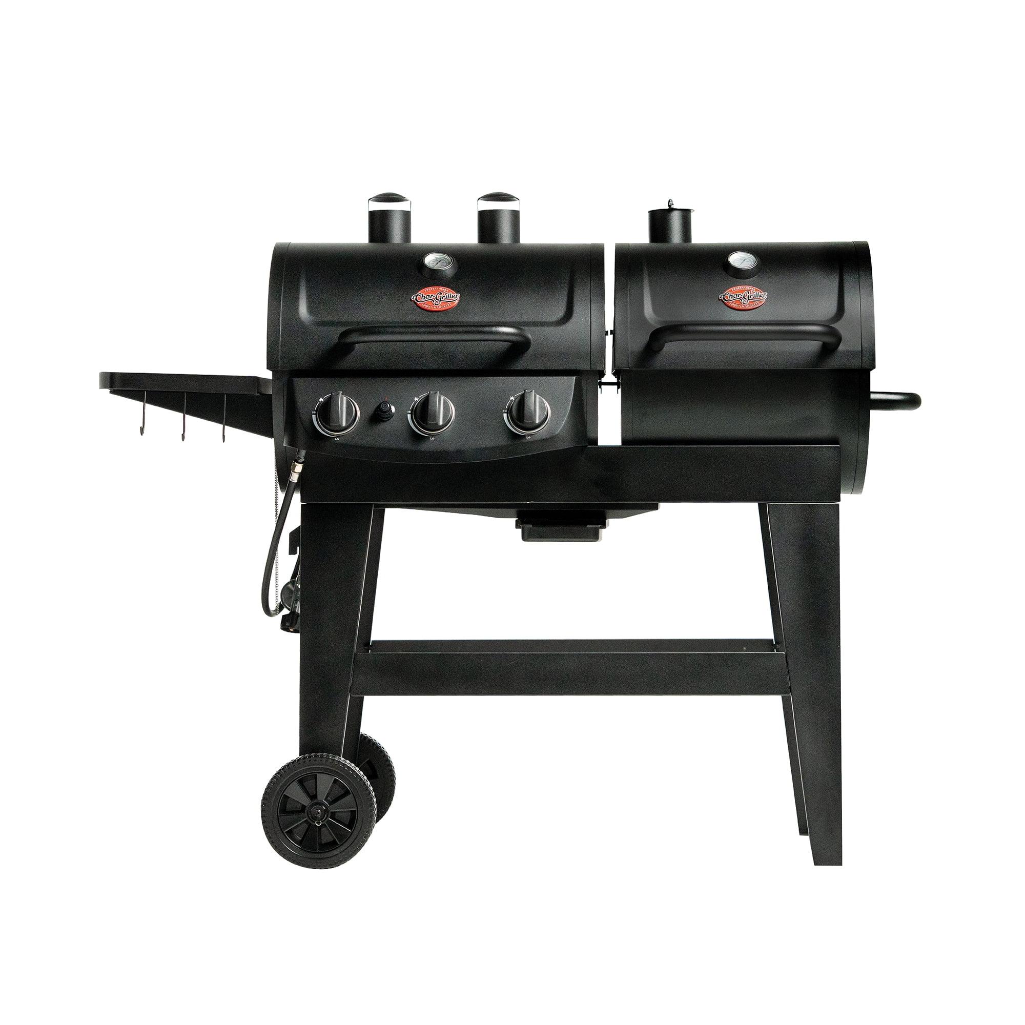 Char-Griller Dual Fuel Pro Gas and Charcoal Grill and Smoker
