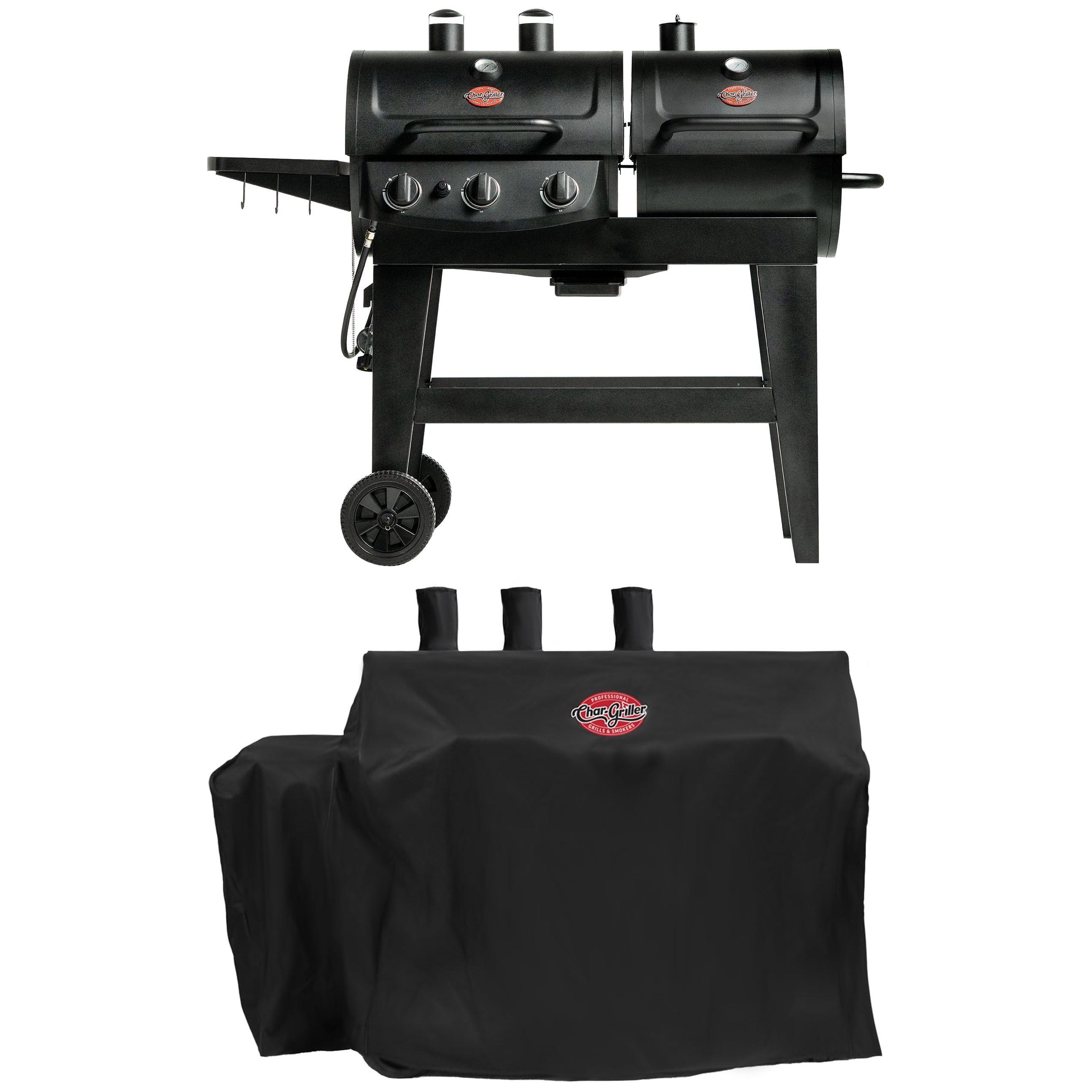 Char-Griller Dual Fuel Pro Gas and Charcoal Grill and Smoker