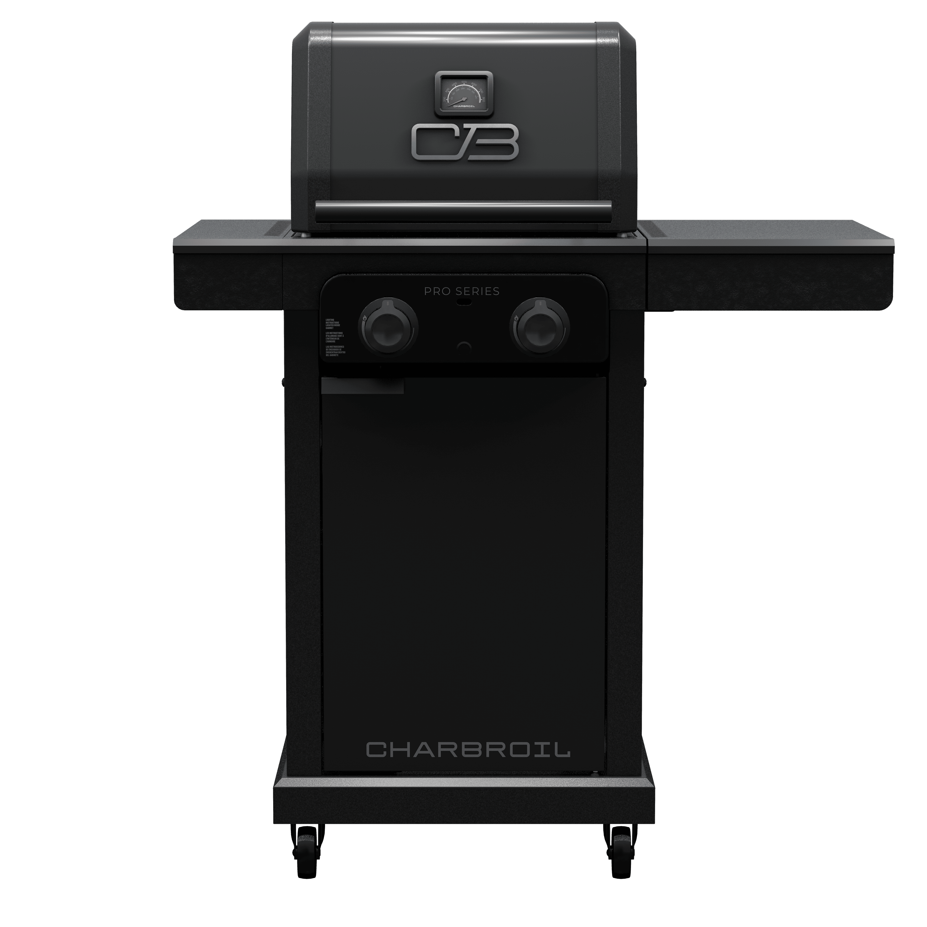 Charbroil Pro Series 2-Burner Infrared Propane Gas Grill, Matte Black