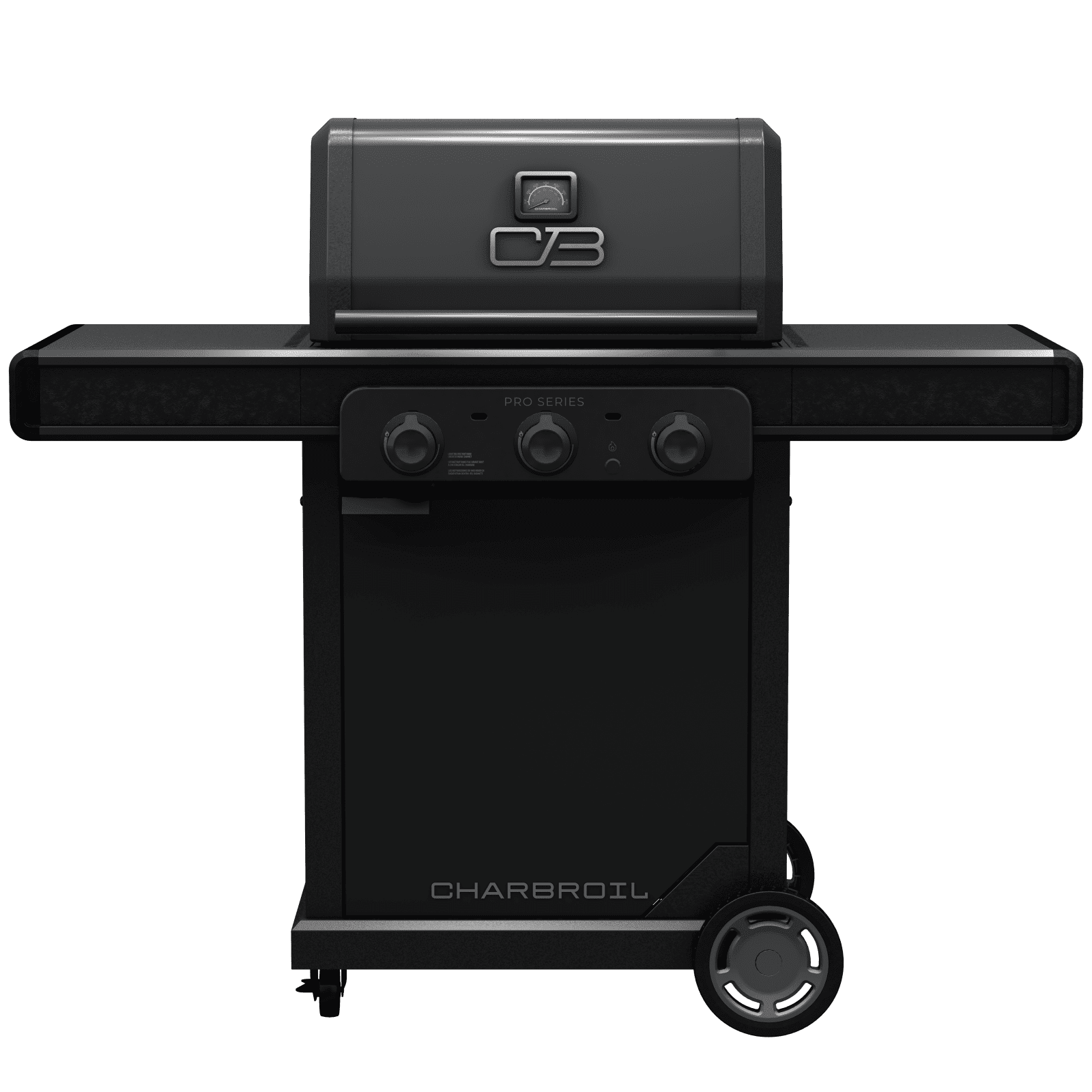 Charbroil Pro Series 3-Burner Infrared Propane Gas Grill, Matte Black