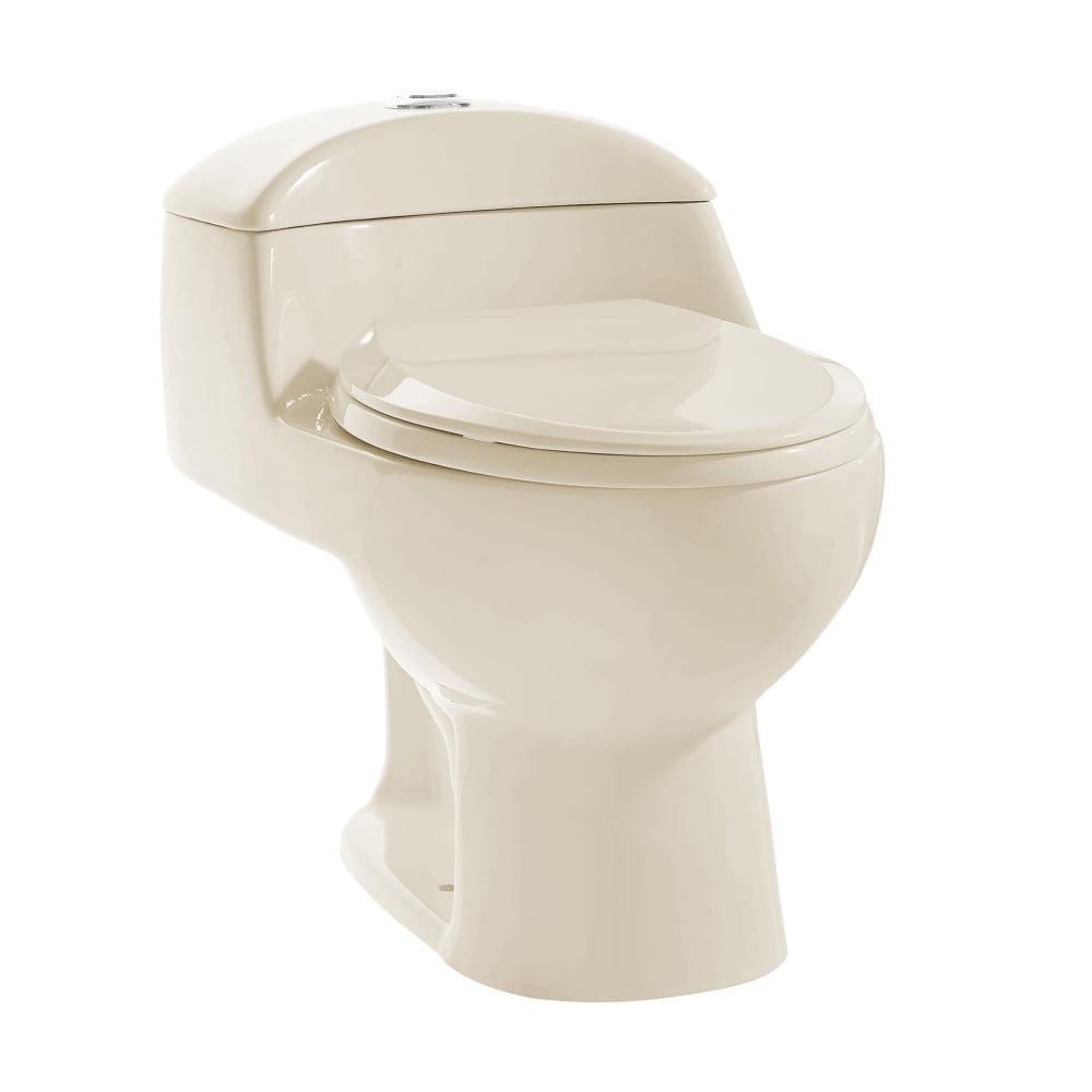 Elegance Bisque Elongated Dual-Flush High-Efficiency Toilet