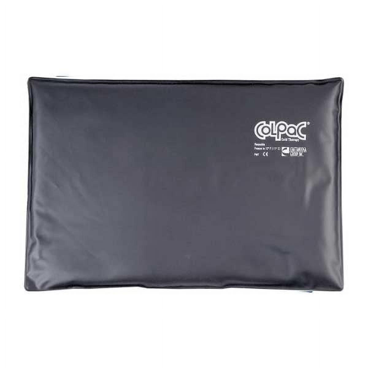 Chattanooga ColPac - Reusable Gel Ice Pack - Black Polyurethane - Standard - 10 in x 13.5 in - Cold Therapy - Knee, Arm,