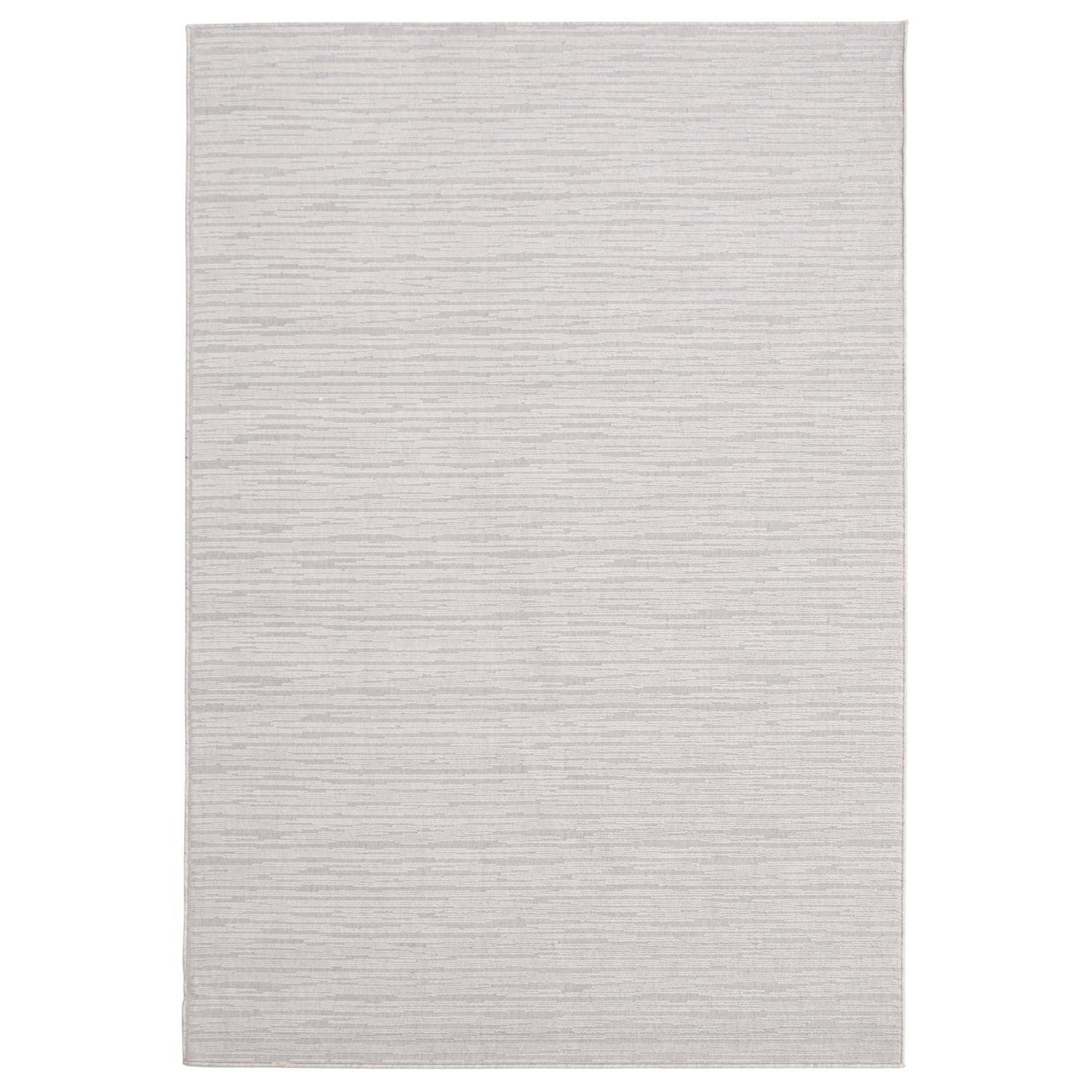 Gray Rectangular Synthetic Outdoor Area Rug, 4.5' x 6.5'