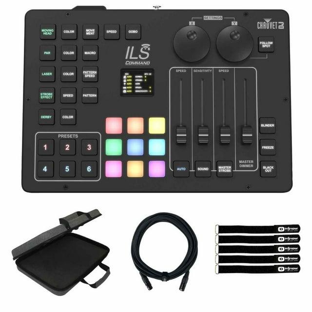 ILS Command Black Wireless Lighting Controller with Backlit Buttons