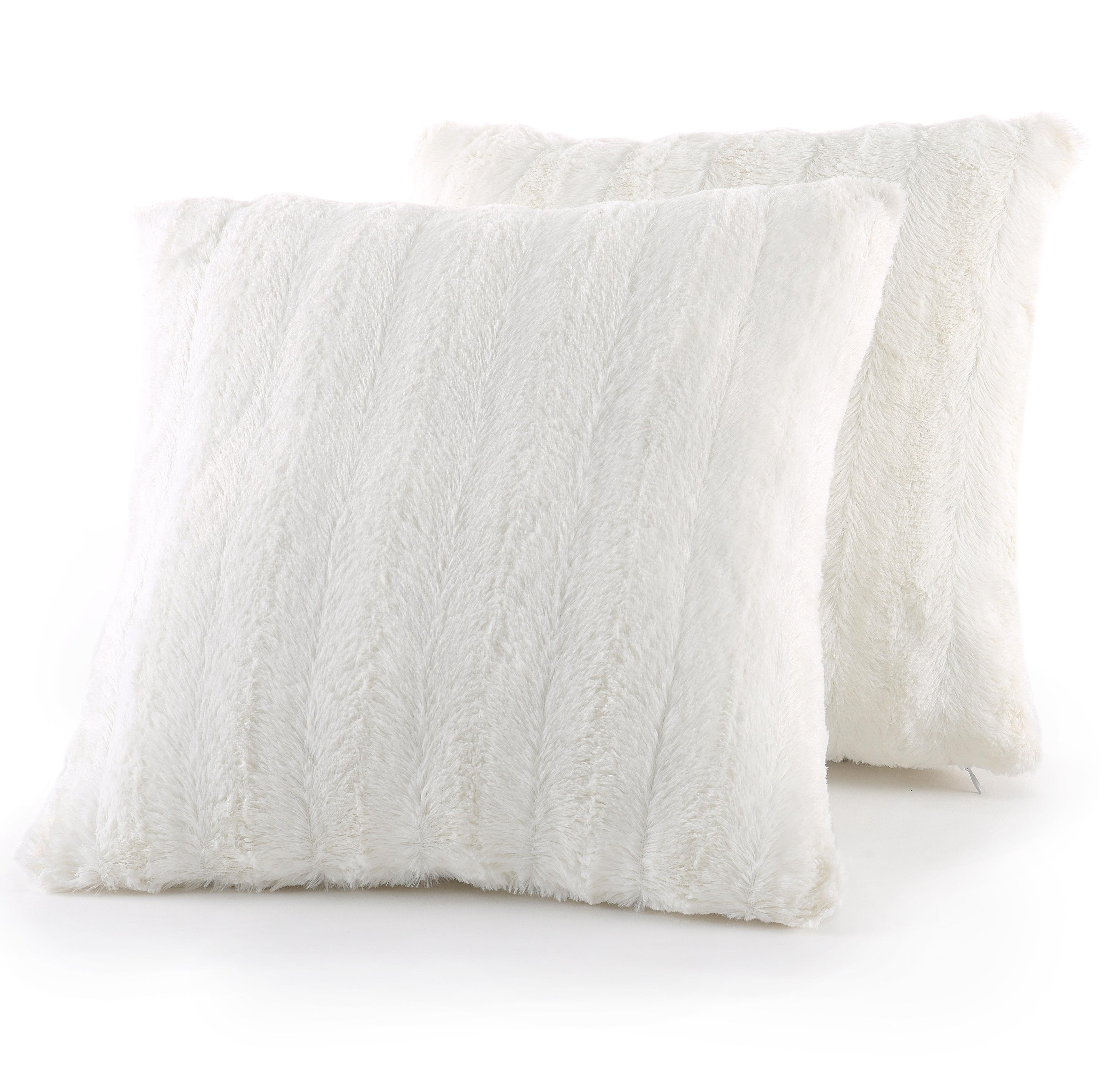 Faux Fur Throw Pillow