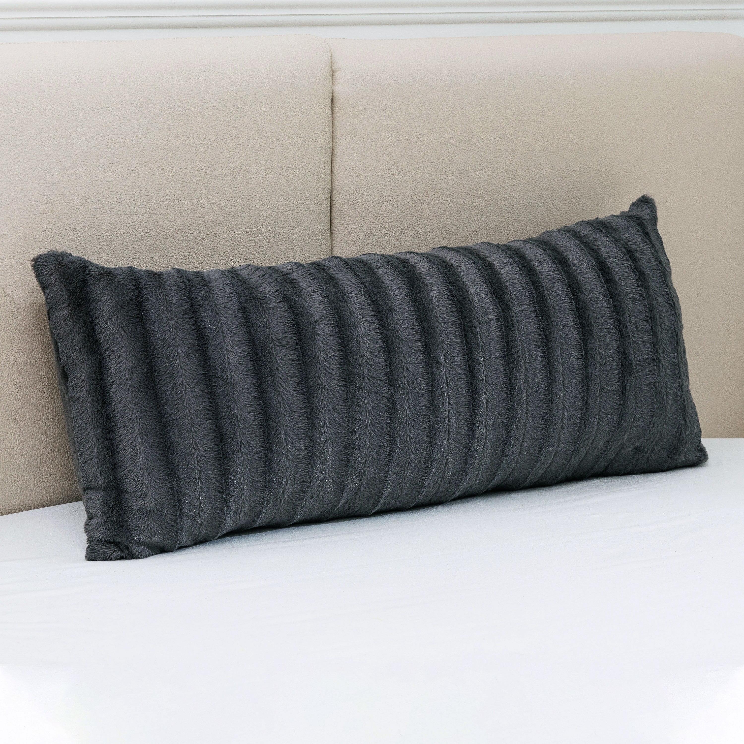 Faux Fur Throw Pillow