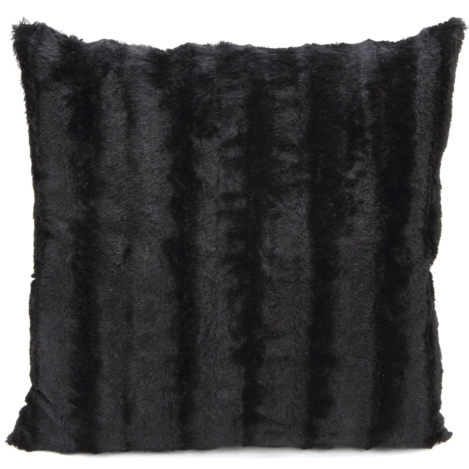 Cheer Collection Decorative Faux Fur Throw Pillow Cover (Pillowcase Only)