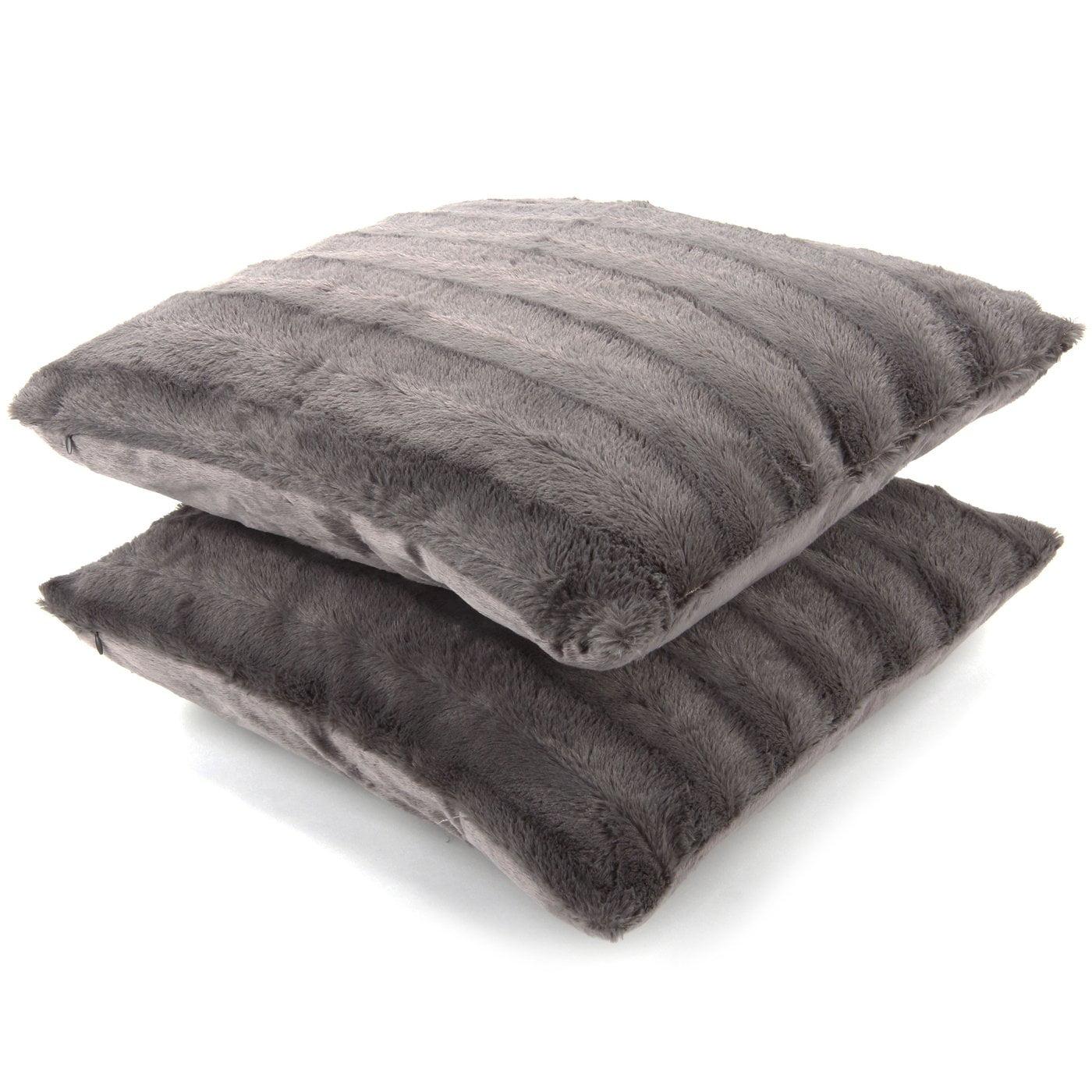 Faux Fur Throw Pillow