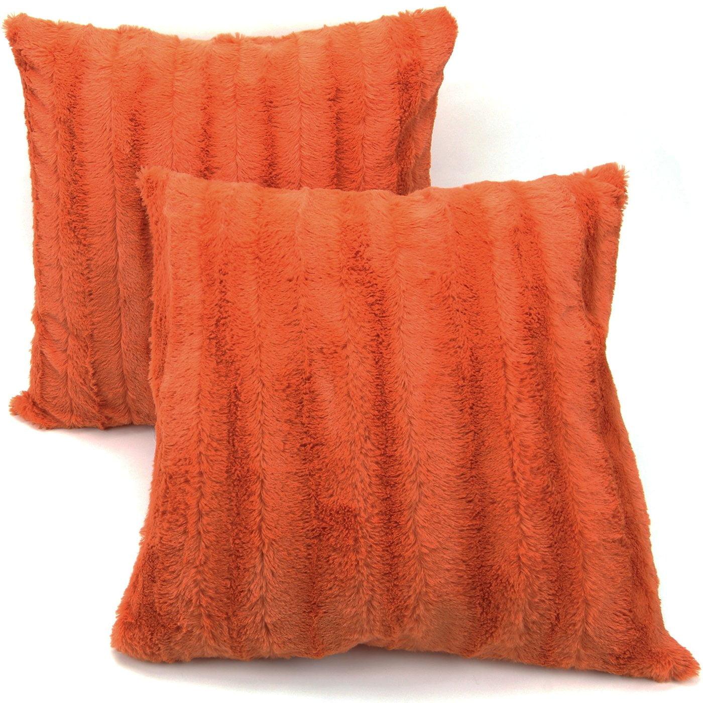 Faux Fur Throw Pillow