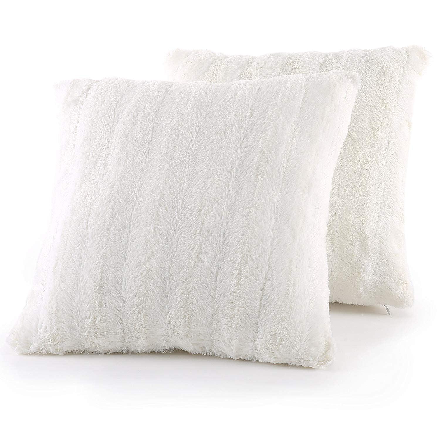 Faux Fur Throw Pillow