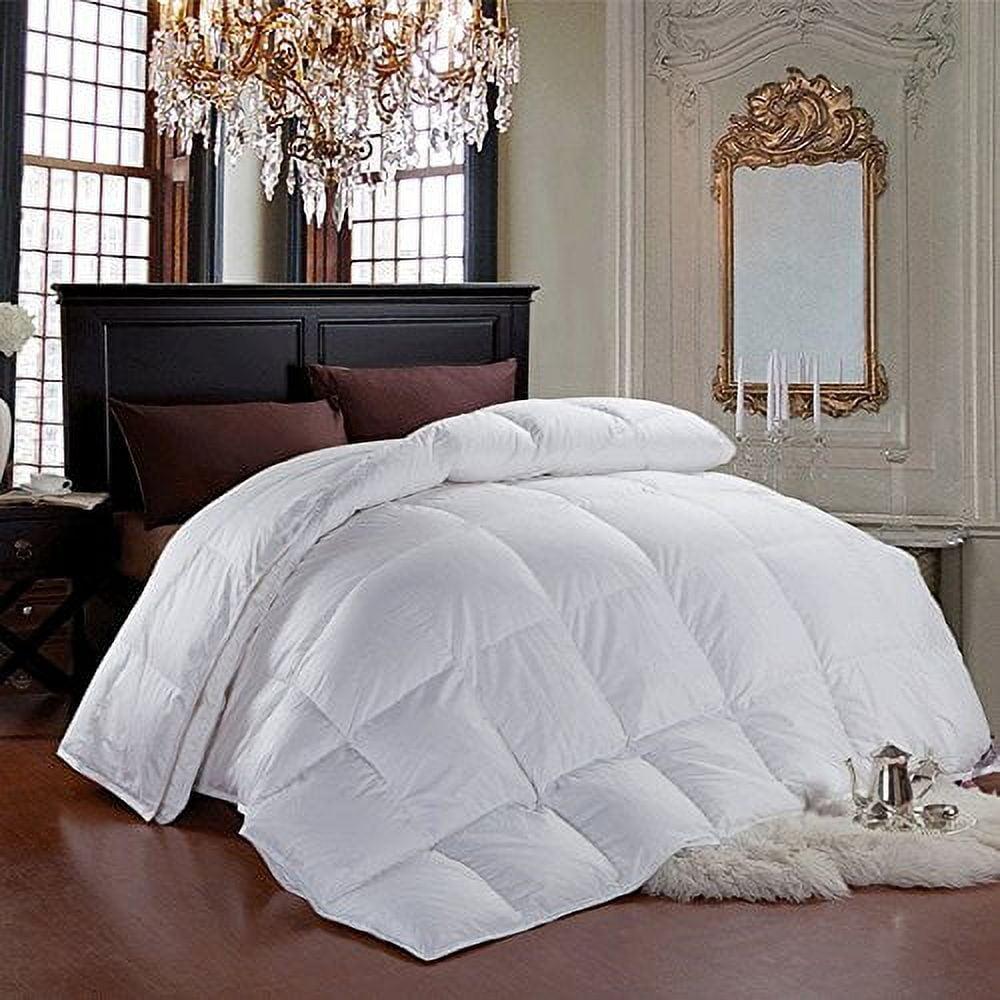 Twin White Microfiber Down Alternative Comforter