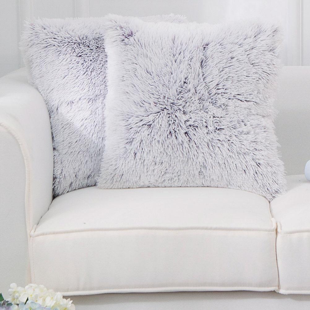 Faux Fur Throw Pillow