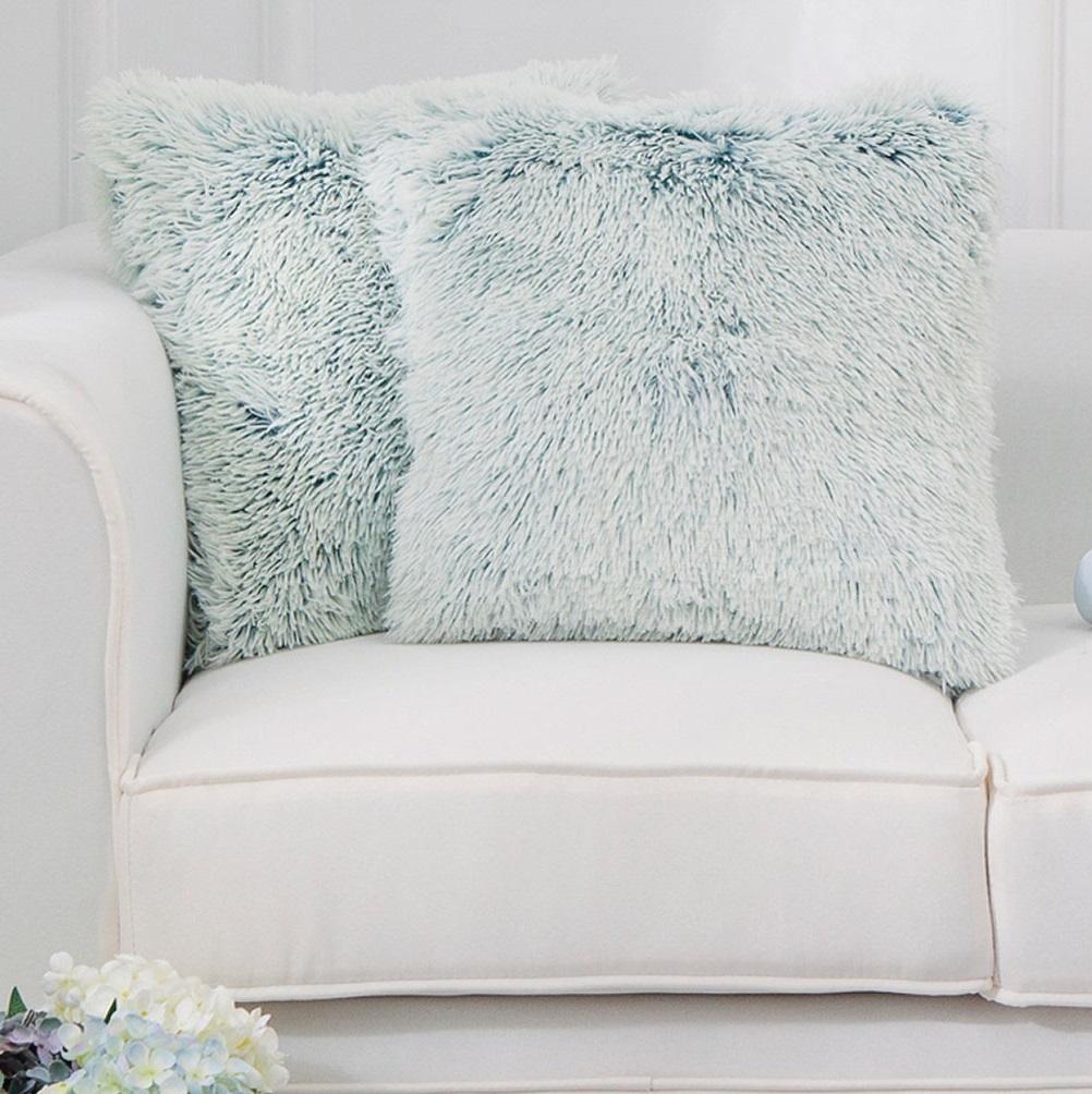 Faux Fur Throw Pillow