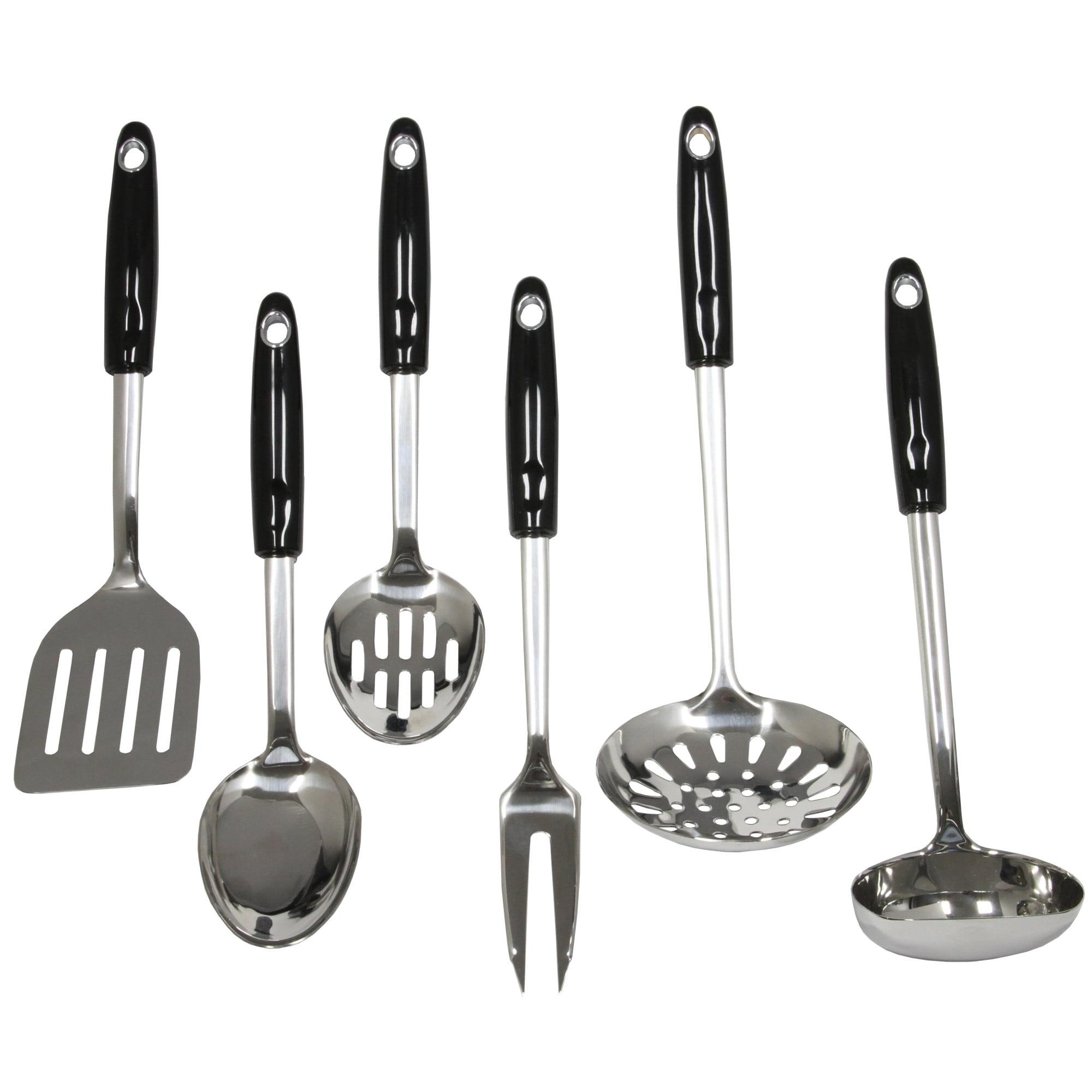 Heavy Duty Stainless Steel 6-Piece Kitchen Utensil Set