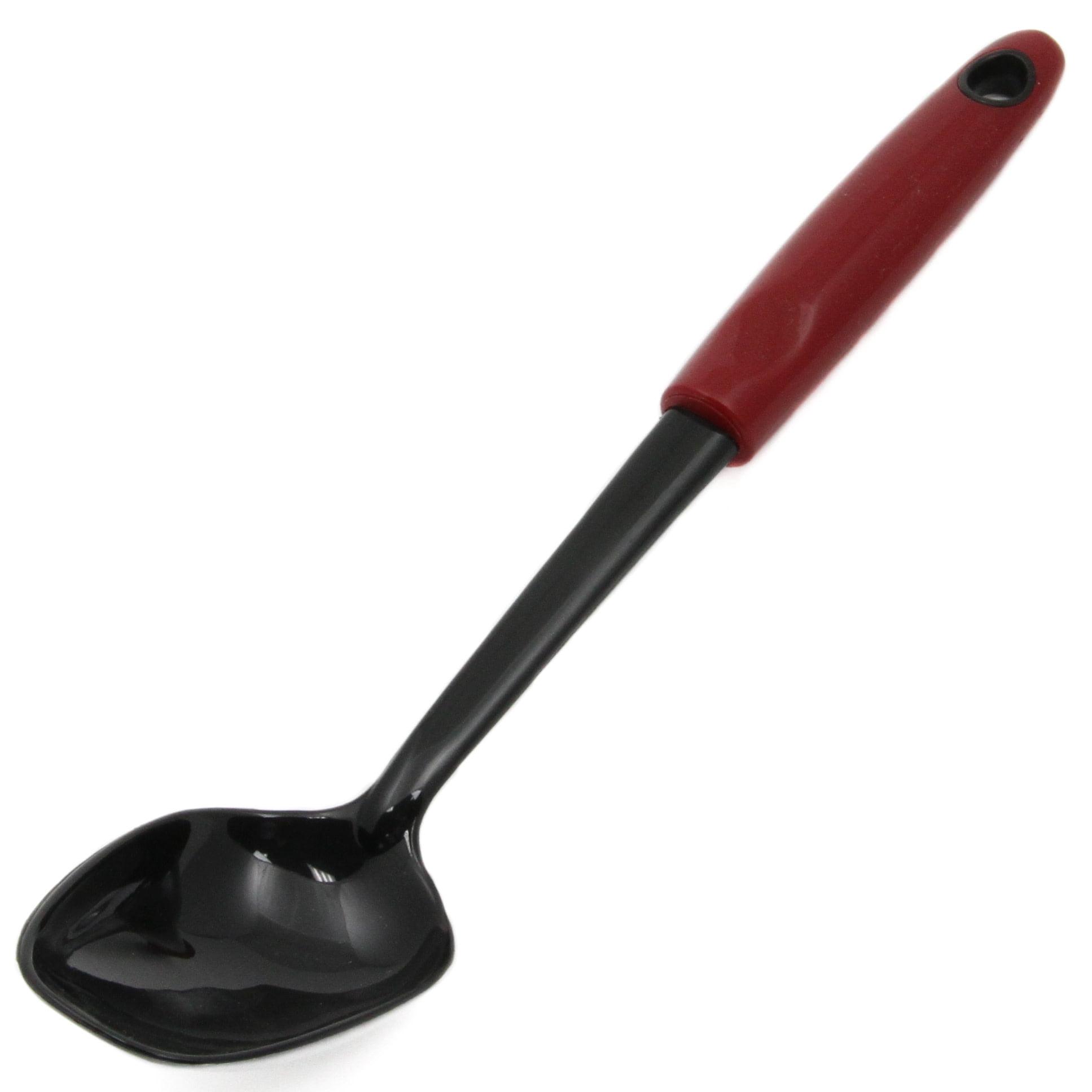 Red and Black 12-Inch Nylon Basting Spoon