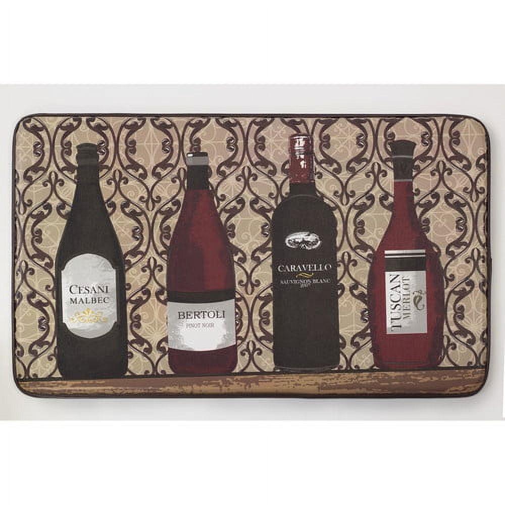 Chef Gear Cushioned Assorted Wines Chef Kitchen Mat