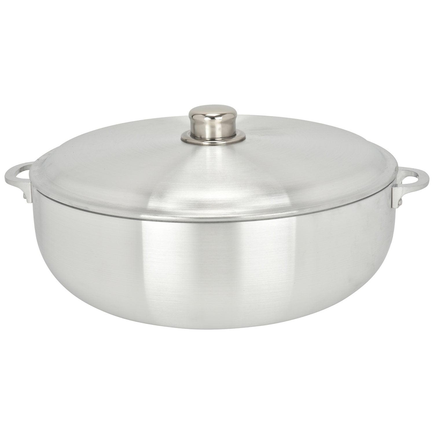 Chef PRO 13.3 Quart Silver Aluminum Caldero Stock Pot