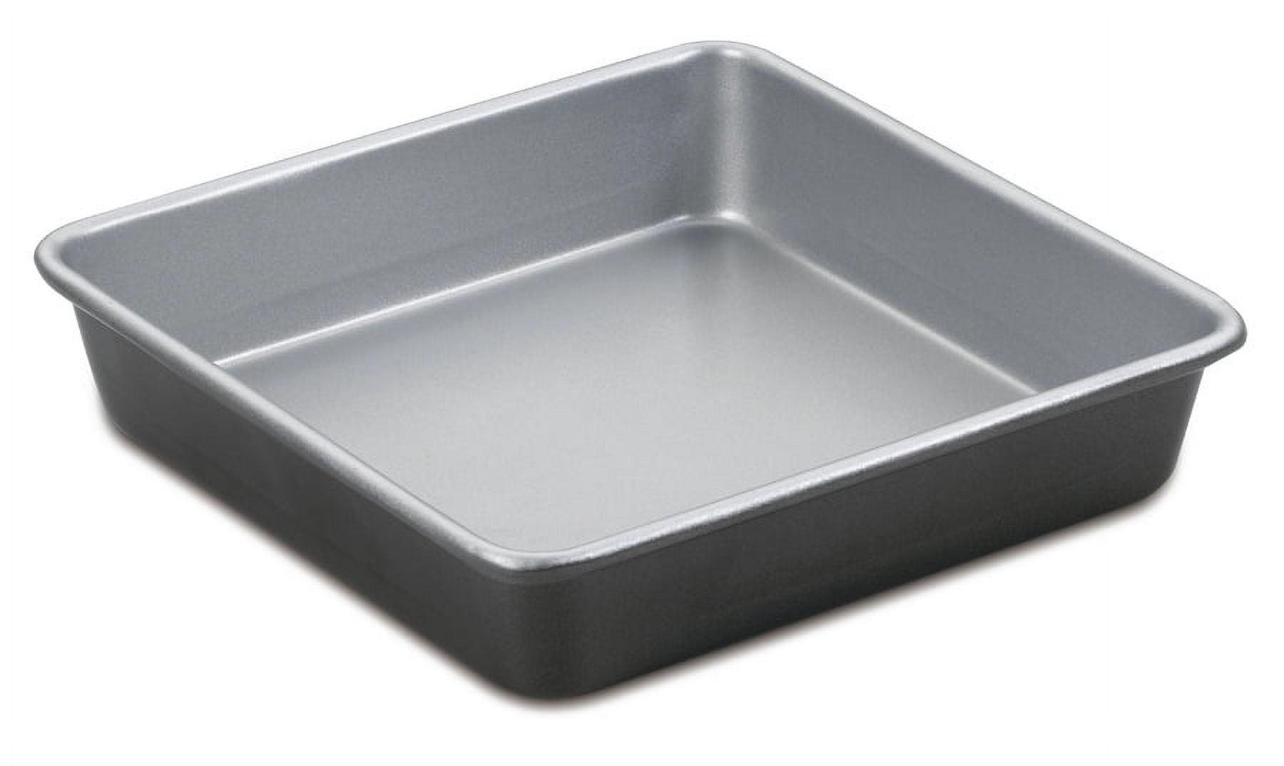 Silver Non-Stick Square Steel Cake Pan