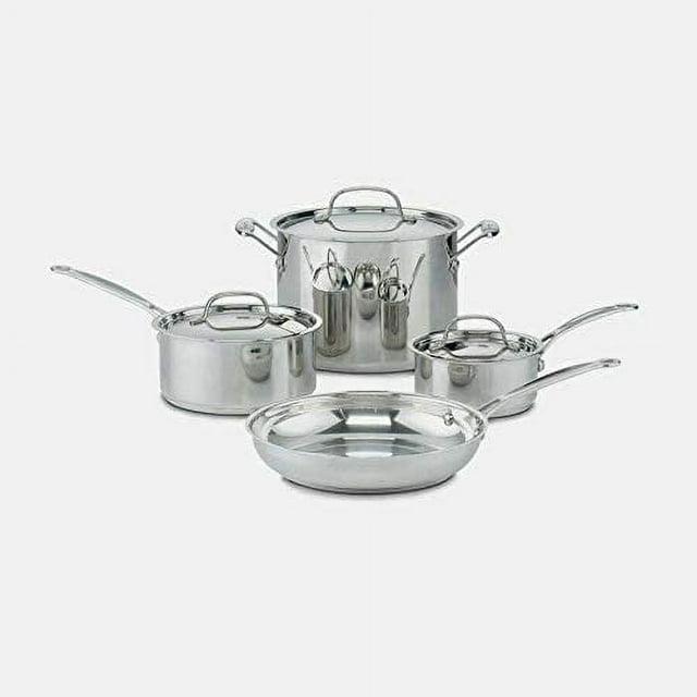 Cuisinart Chef’s Classic 7-Piece Stainless Steel Cookware Set