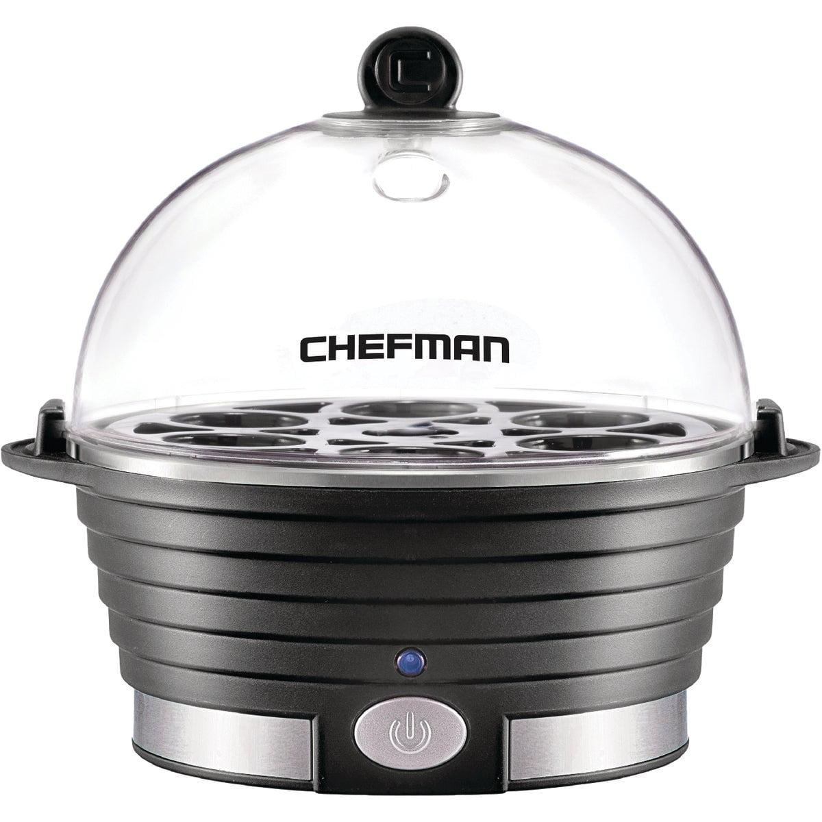 Chefman Black 6-Egg Capacity Rapid Electric Egg Cooker