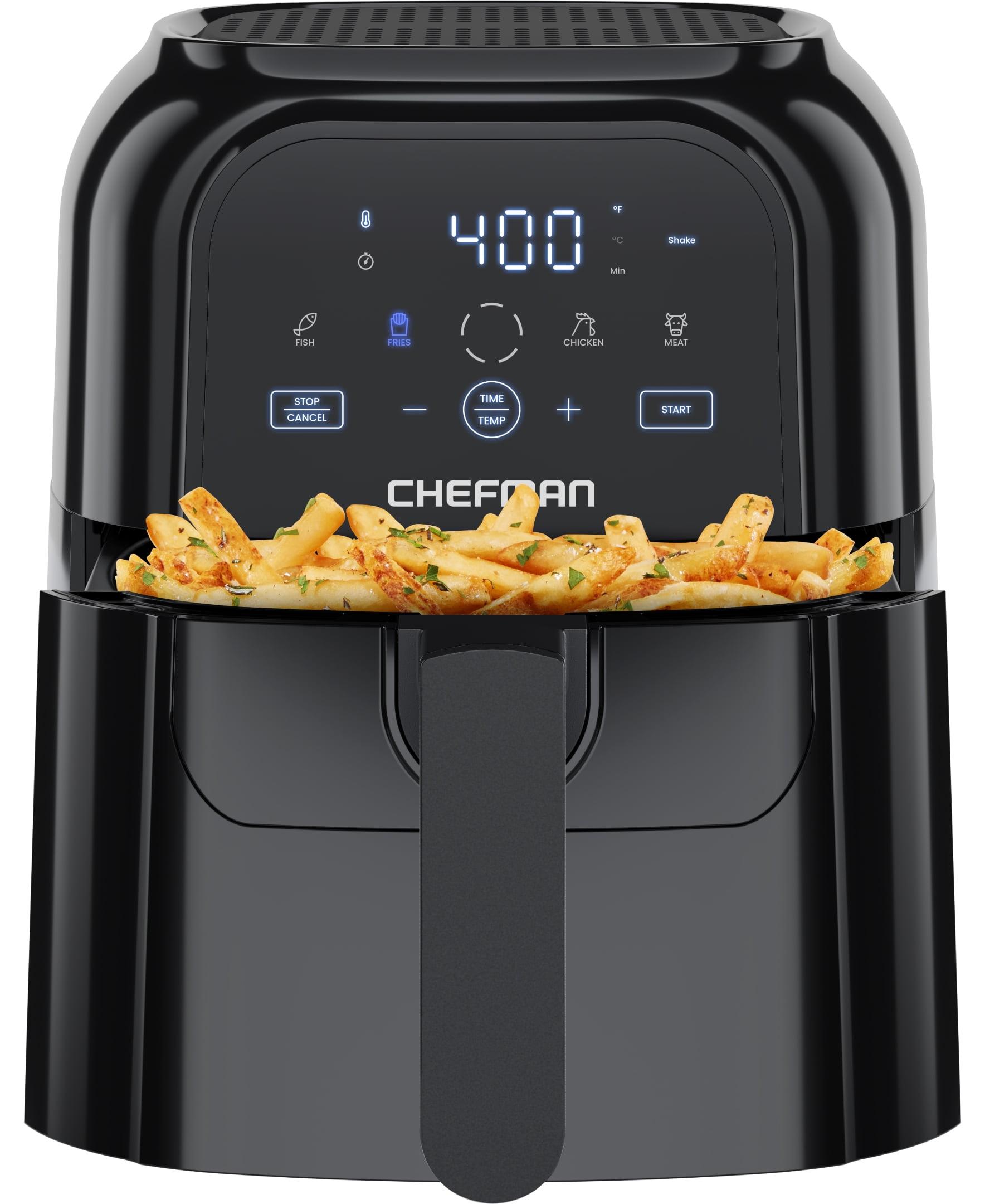 Chefman TurboFry Touch 6-Quart Black Digital Air Fryer