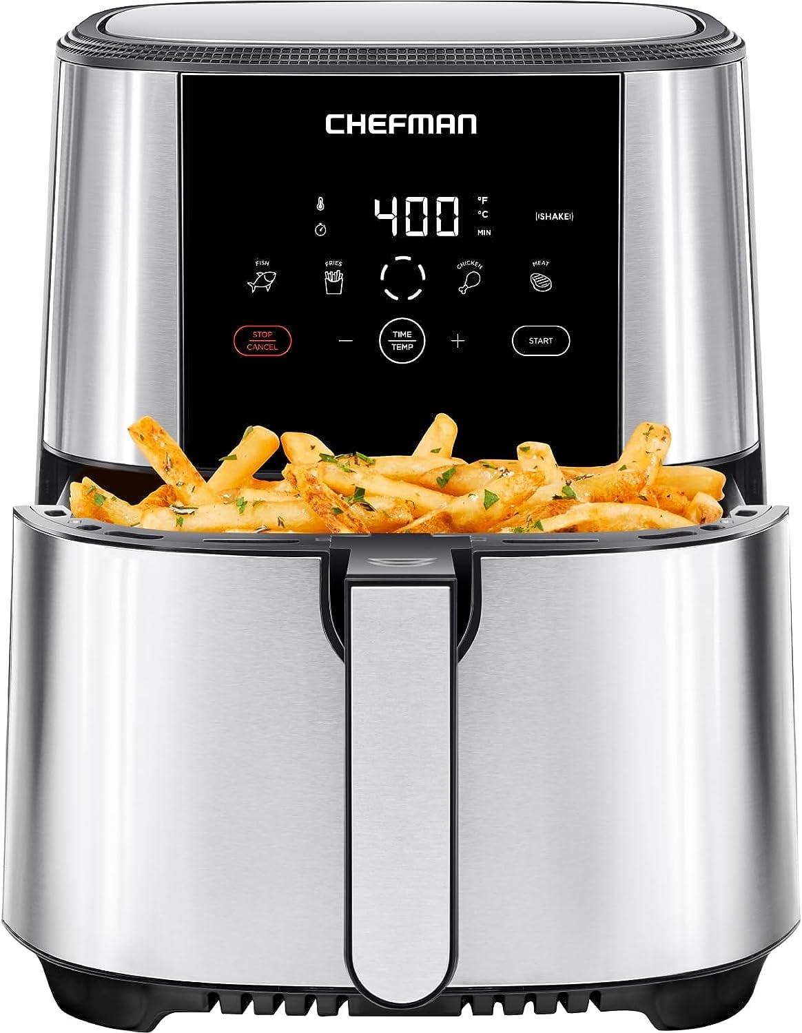 Chefman 5 Quart Stainless Steel Digital Air Fryer