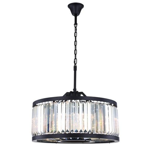 Everly Quinn Dorinda 8 - Light Dimmable Drum Chandelier