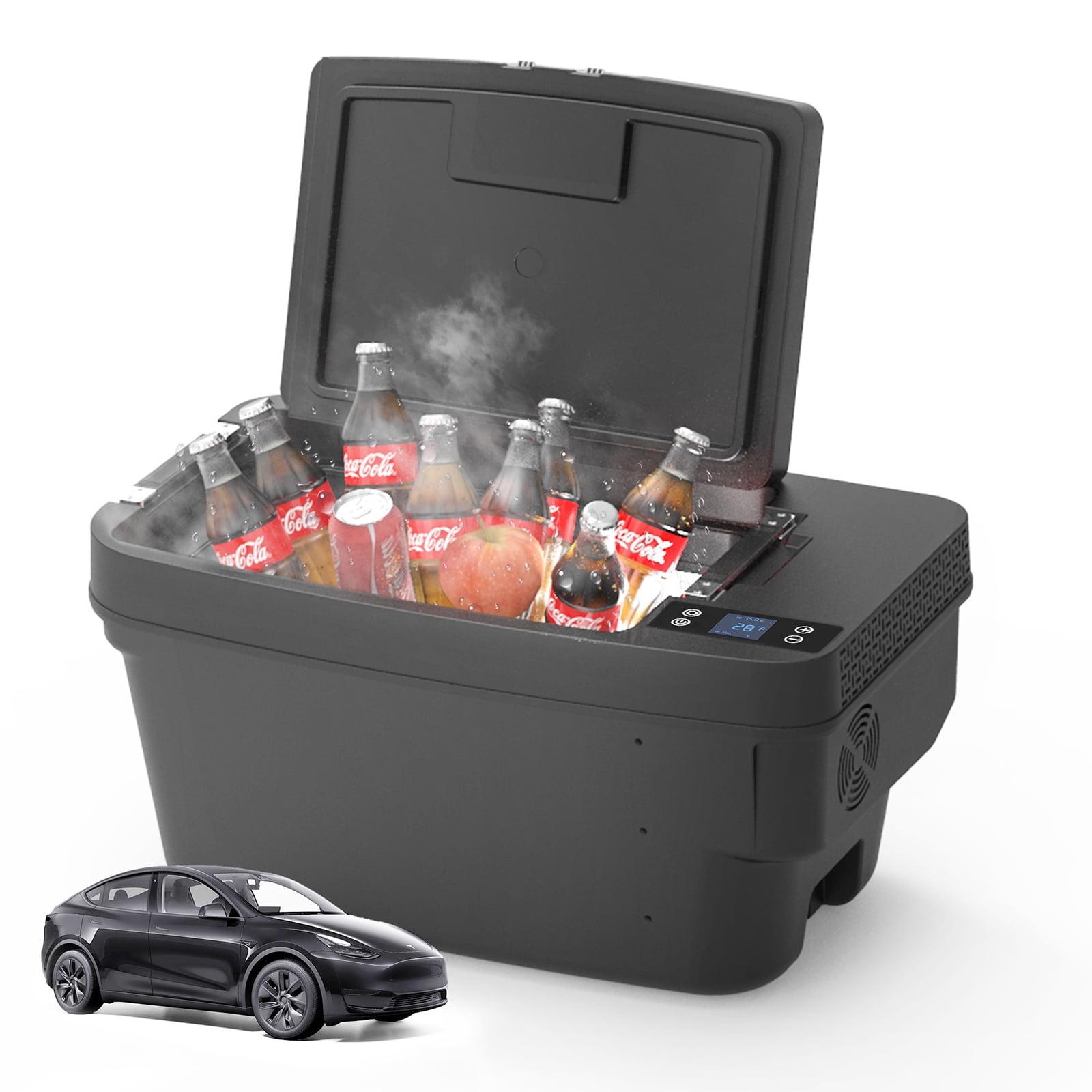 Chery 35Qt Black Portable Car Cooler with Smart App Control