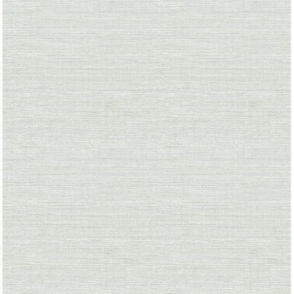 Chesapeake Agave Sky Blue Faux Grasscloth Wallpaper