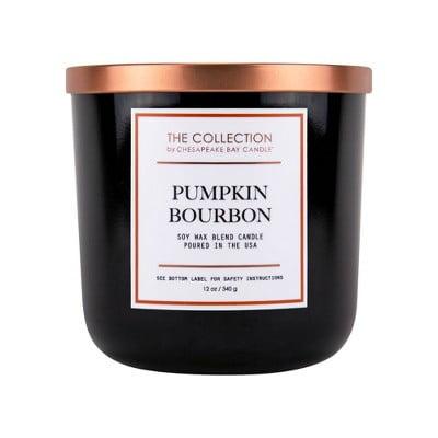 Black Soy Pumpkin Bourbon Scented Jar Candle