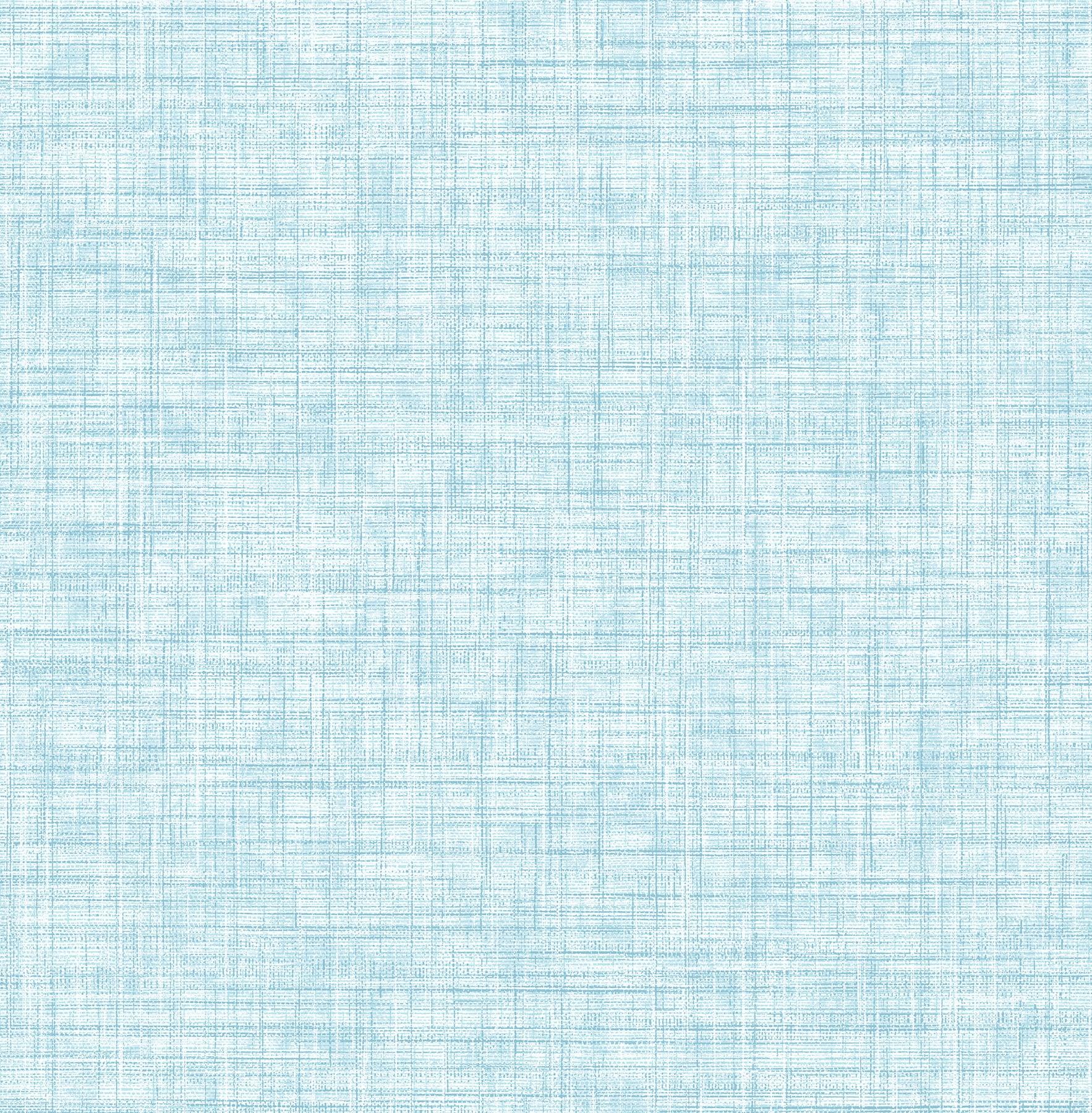Chesapeake Mendocino Blue Linen Unpasted Non Woven Wallpaper, 20.5-in by 33-ft, 56.4 sq. ft.