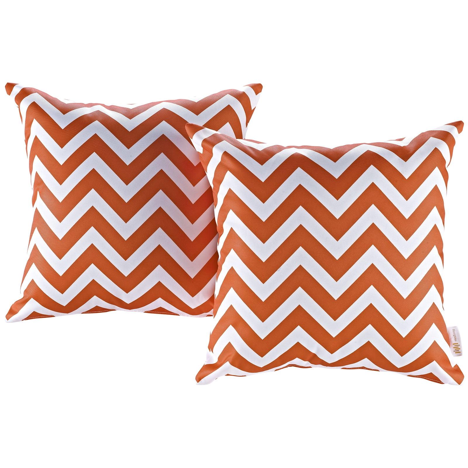 Mid-Sized Square Kids Decorative Pillow Set with Zipper Closure