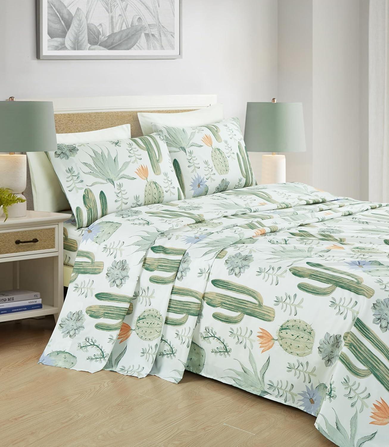 Chezmoi Collection Southwestern Geometric Printed Microfiber Bed Sheet Set