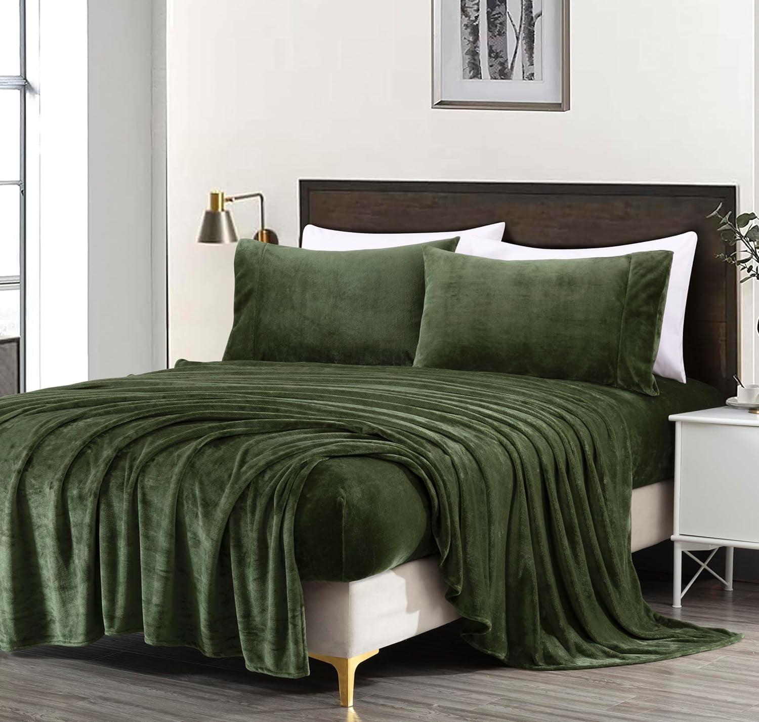 Microplush Fleece Bed Sheet Set