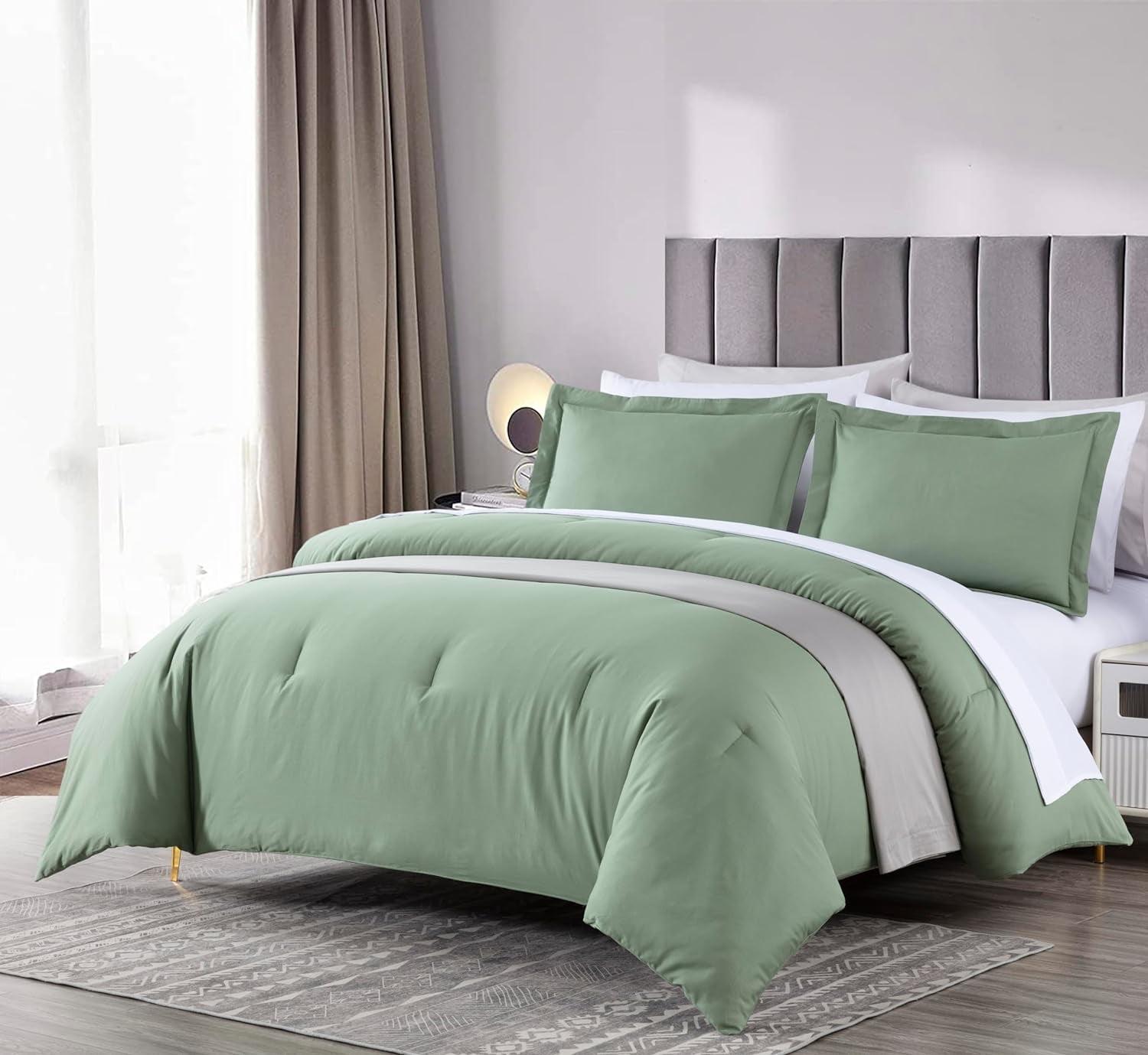 Chezmoi Collection Cotton Twill Comforter Set