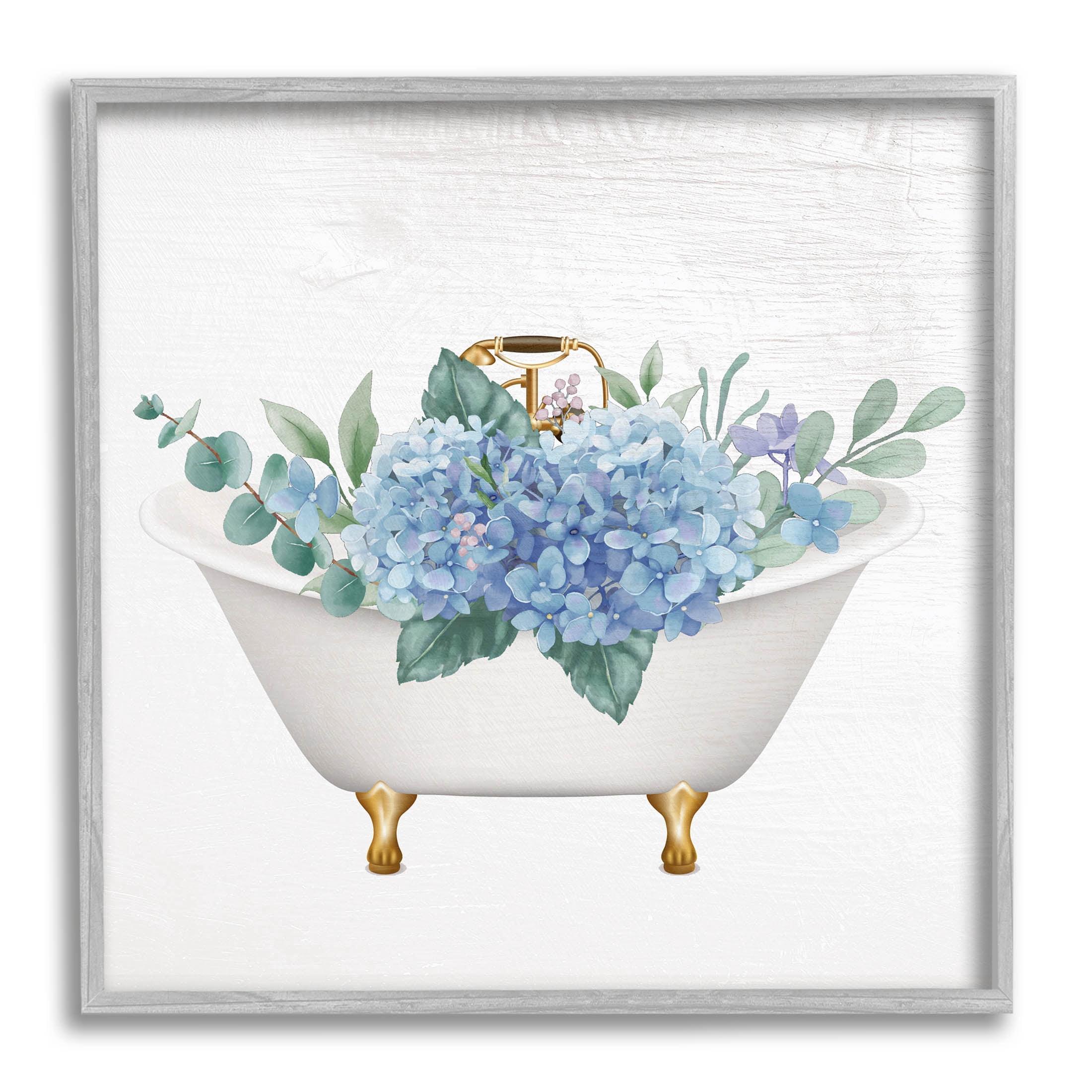 Stupell Industries " Chic Bathtub Hydrangea Blossoms " by Lil' Rue