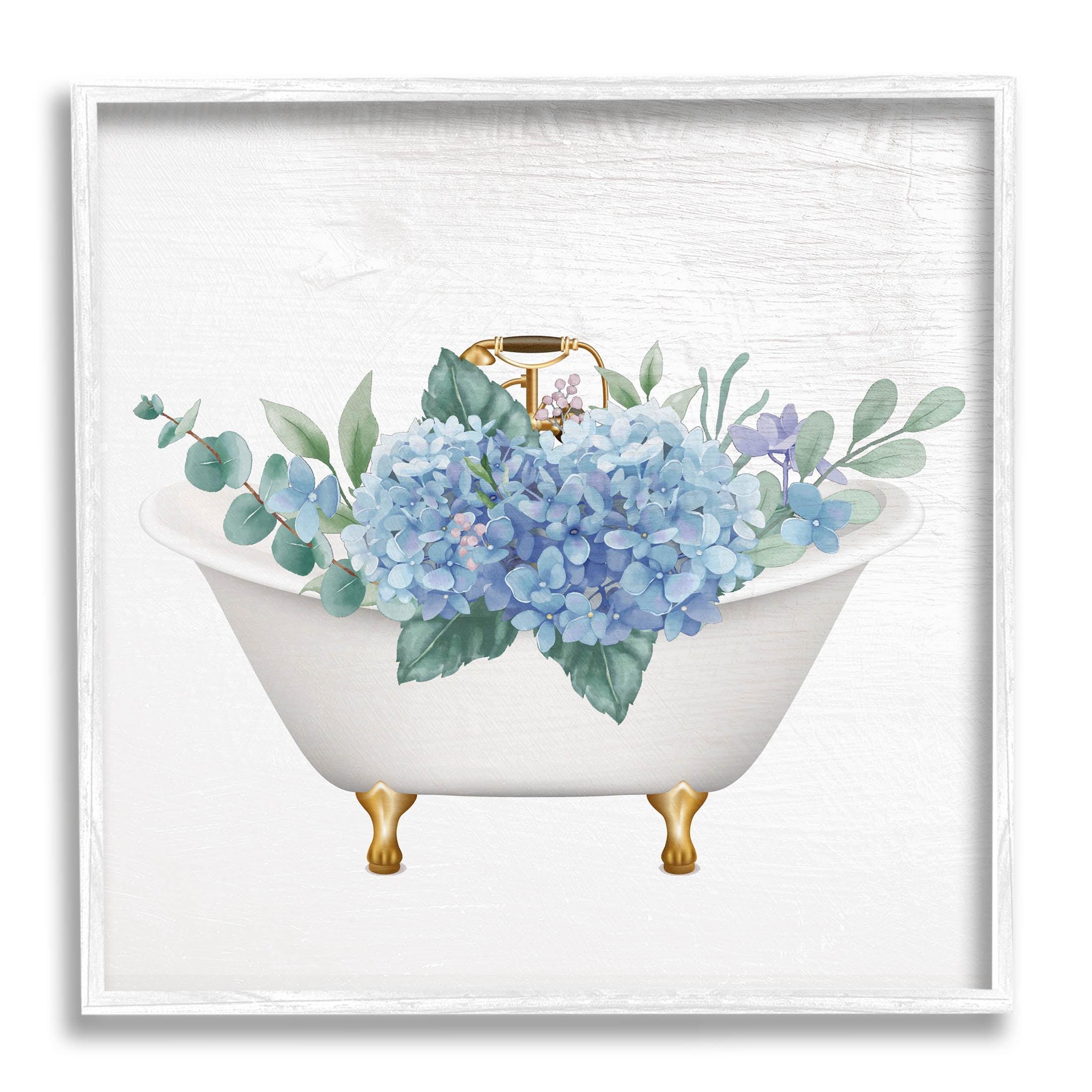Stupell Industries " Chic Bathtub Hydrangea Blossoms " by Lil' Rue