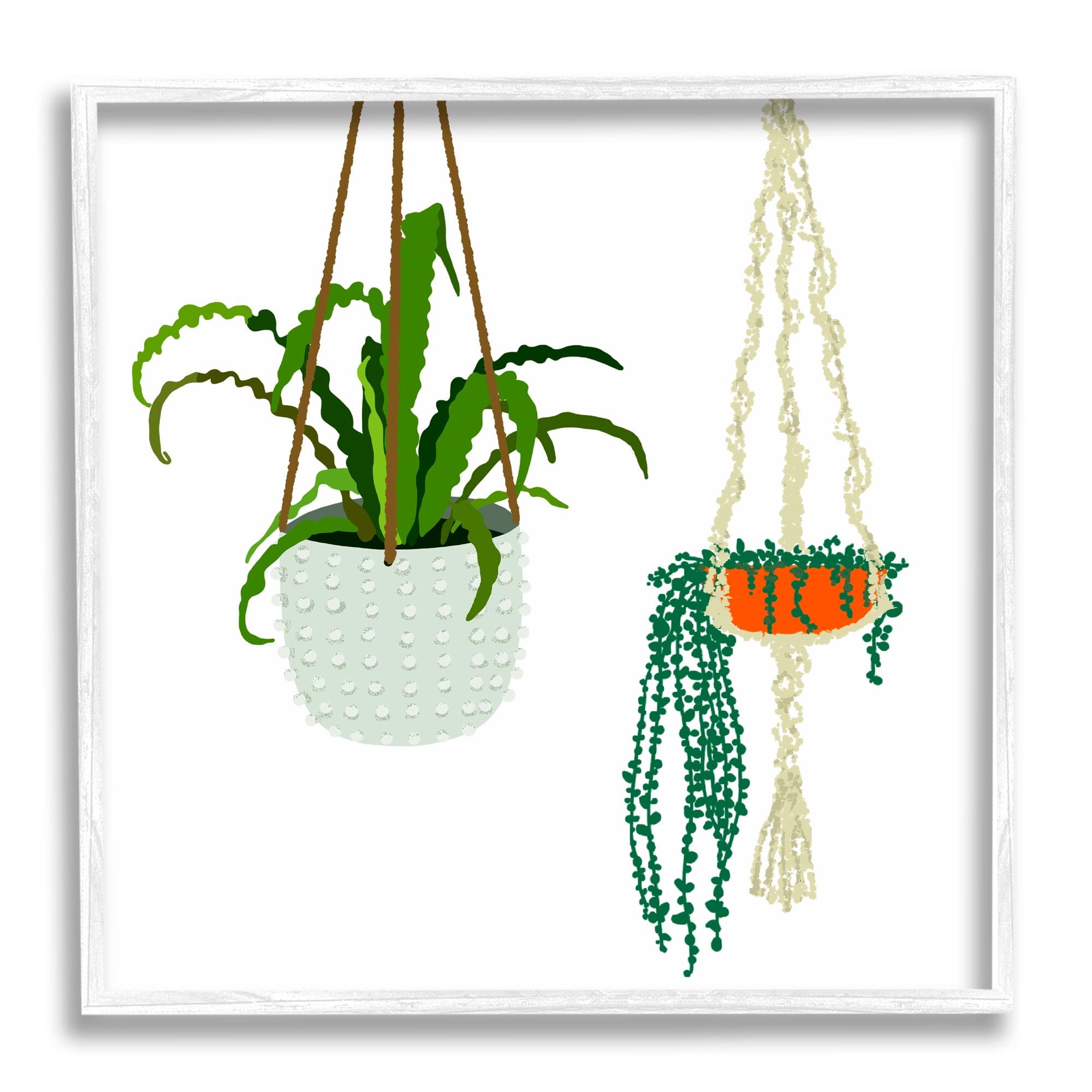 Stupell Industries " Chic Indoor Potted Plants Modern Fern Foliage " by Jen Bucheli