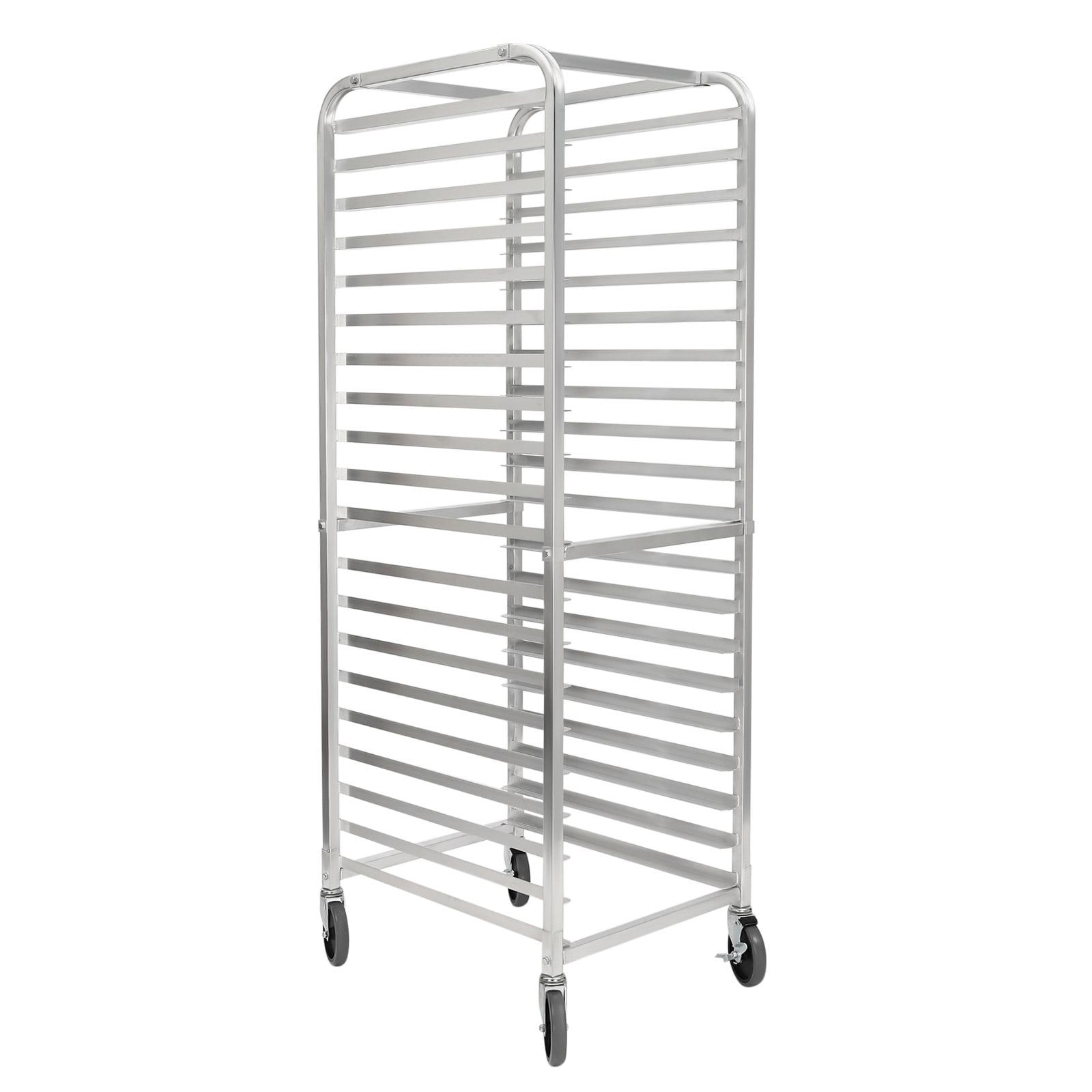 HARDURA Restaurant Equipment 20 Tier Aluminum Sheet Pan Rack with Casters, NSF Home Commercial Kitchen, 20"L×26"W×69"H