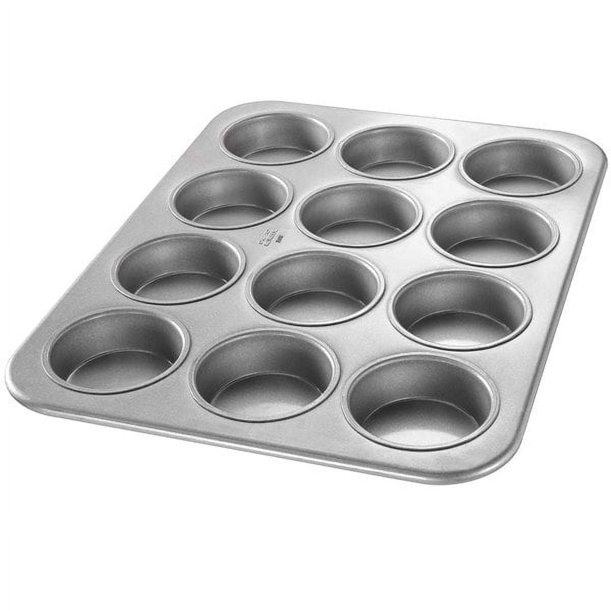 Non-Stick Glazed Aluminized Steel 12-Cup Jumbo Muffin Pan