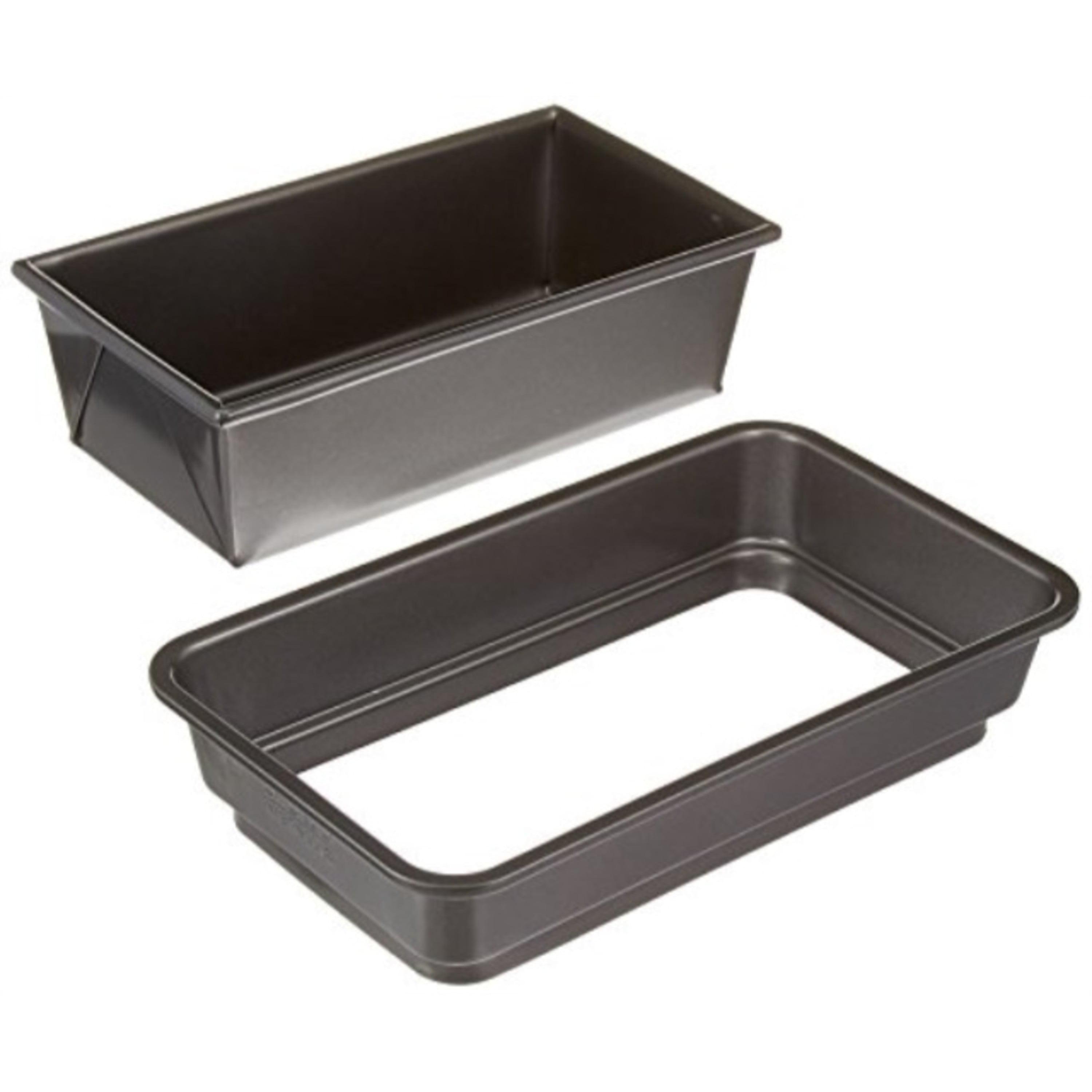 Chicago Metallic 5.9" Gluten Free Bread Loaf Pan: Nonstick Aluminized Steel, Dishwasher-Safe, Rectangle, 10.2" Depth