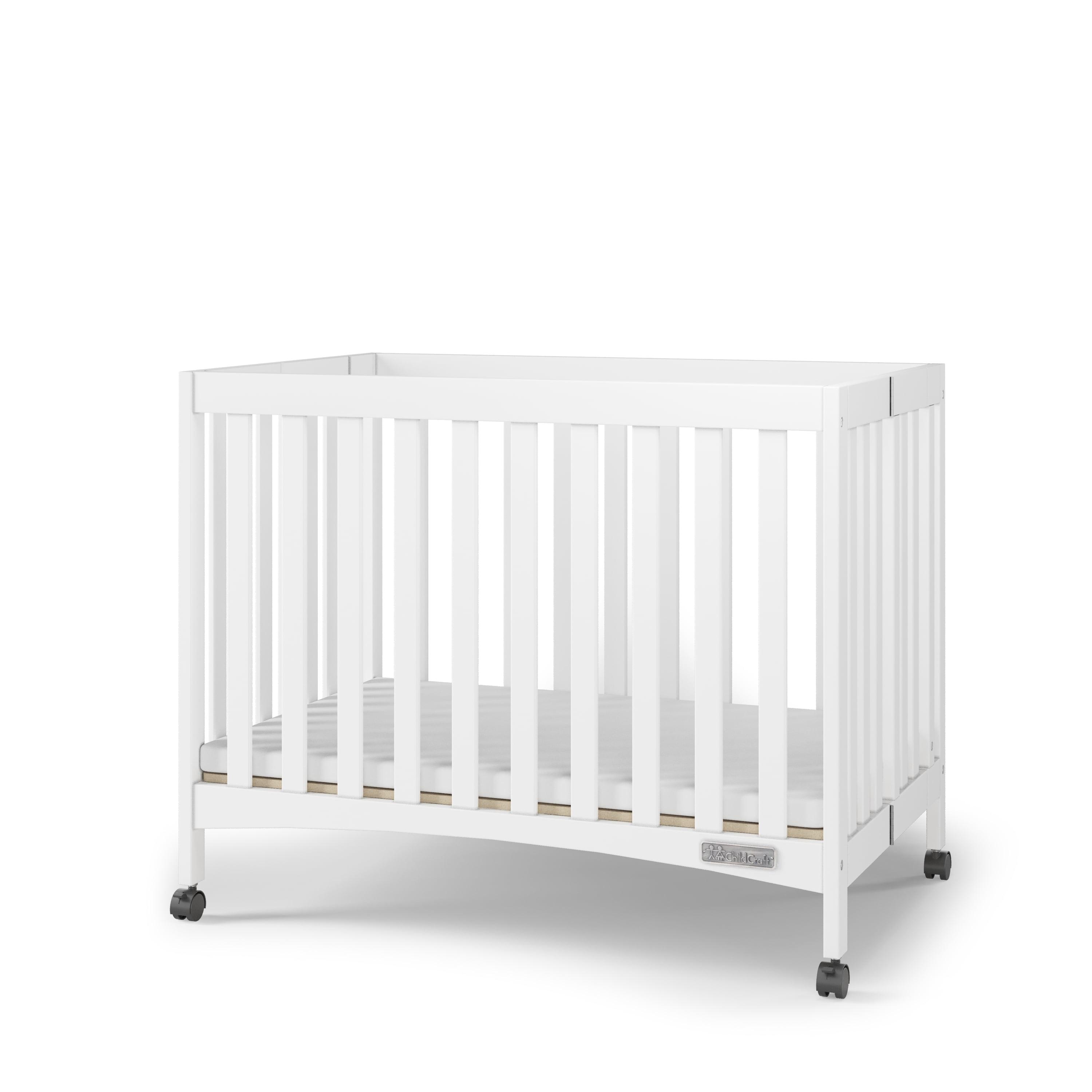 London Mini Portable Crib With Mattress