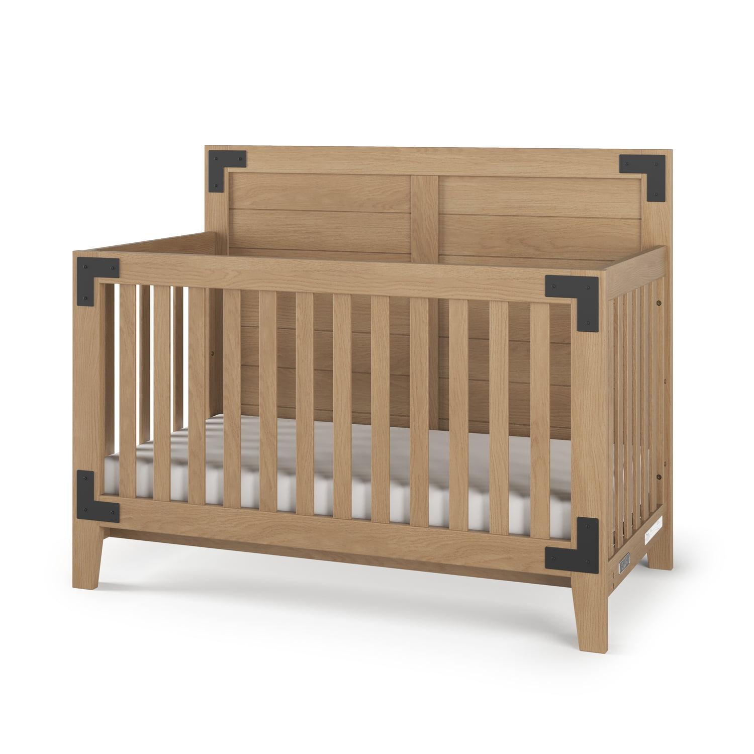 Child Craft Lucas 4-in-1 Convertible Crib - Nutmeg