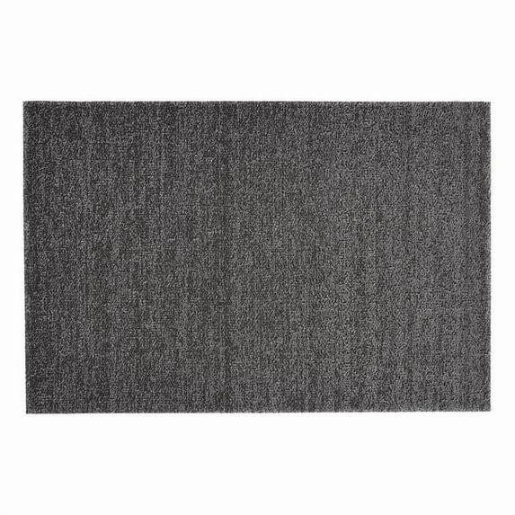 Chilewich Door Mat 18 in. W X 28 in. L Heathered Vinyl, Charcoal/Gray