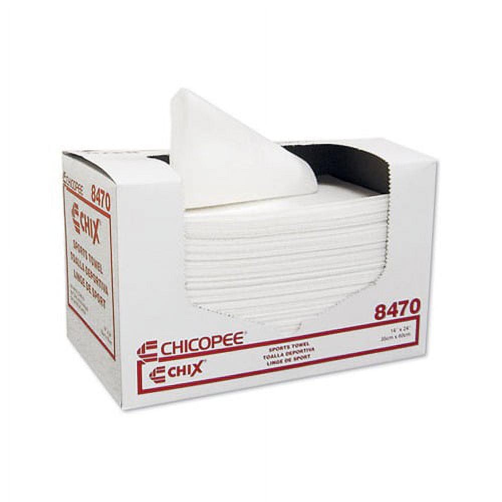 Chix White Disposable Sports Towels, 14 x 24, 600 Pack